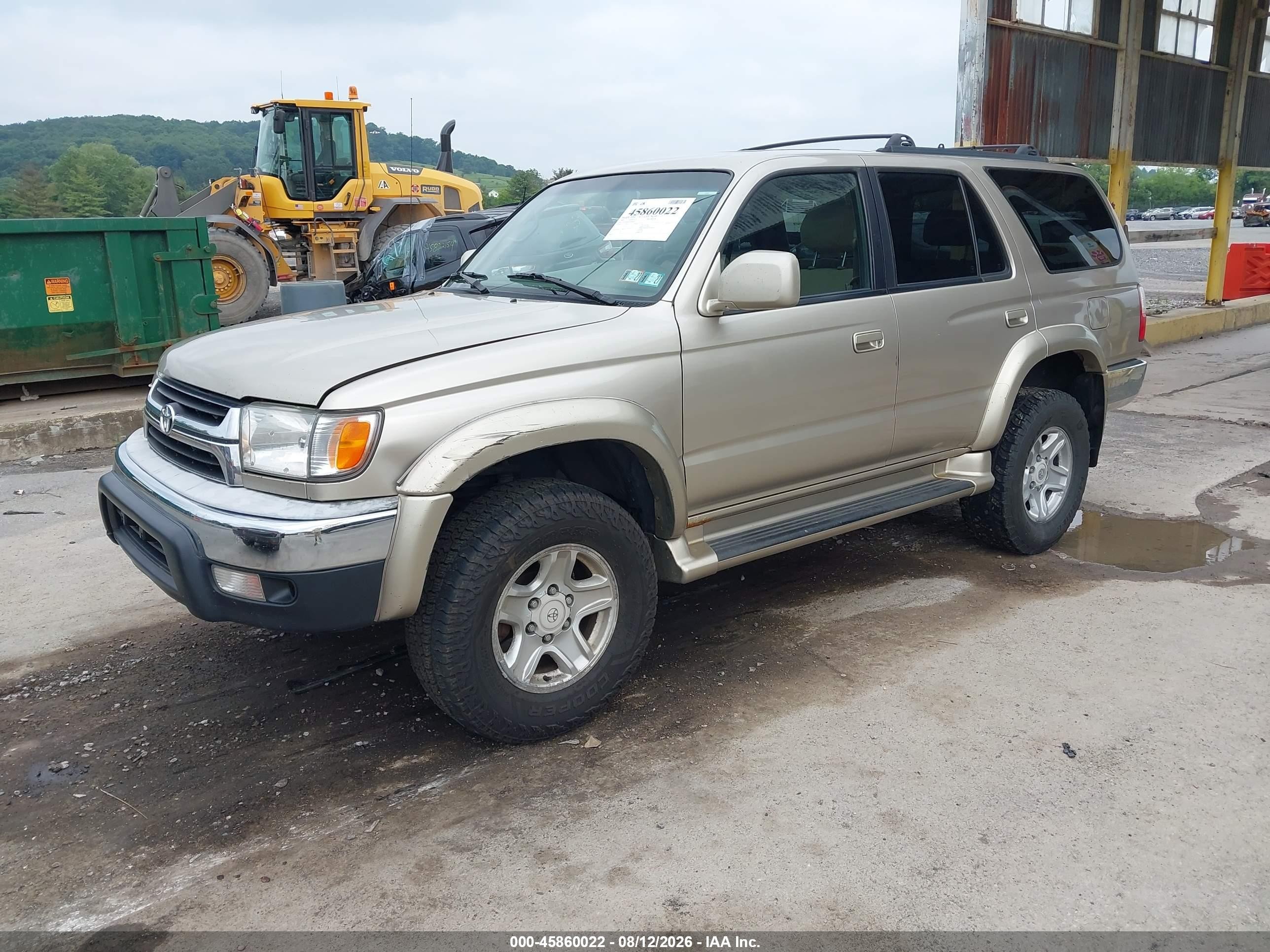 2002 Toyota 4runner Sr5 V6 Gold vin: JT3HN86R220388946