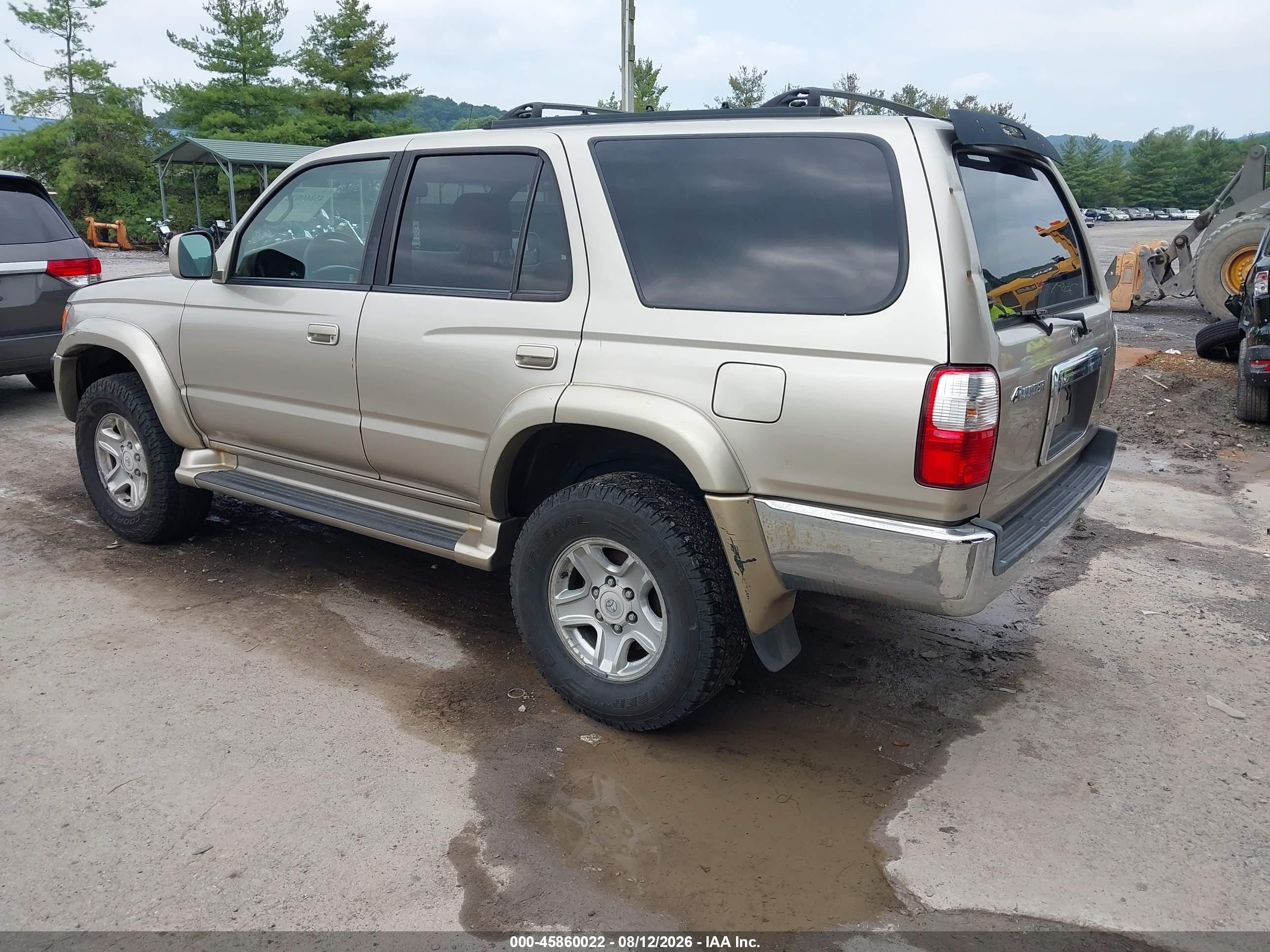 2002 Toyota 4runner Sr5 V6 Gold vin: JT3HN86R220388946
