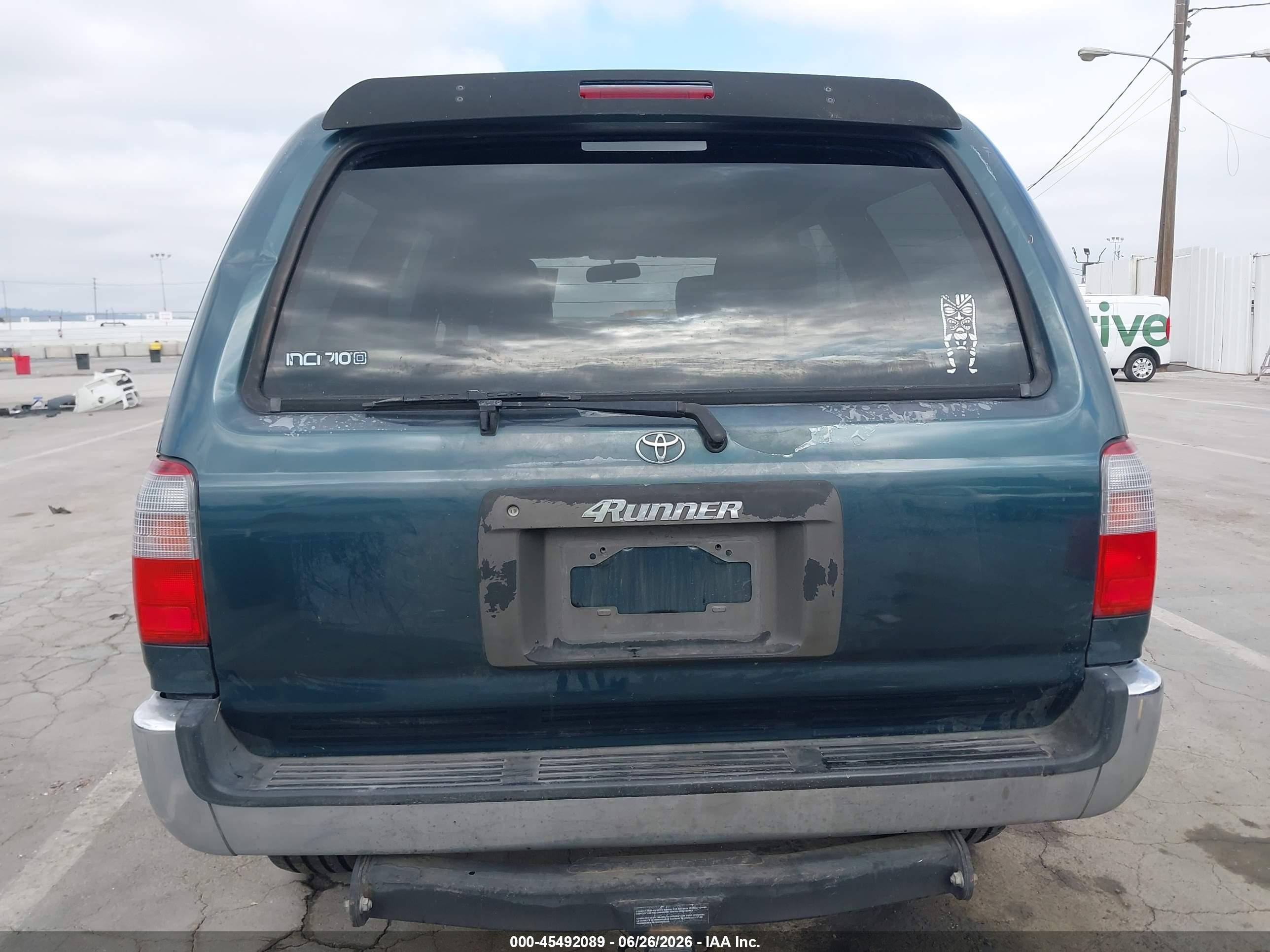1997 Toyota 4runner Sr5 V6 Green vin: JT3HN86R2V0069650