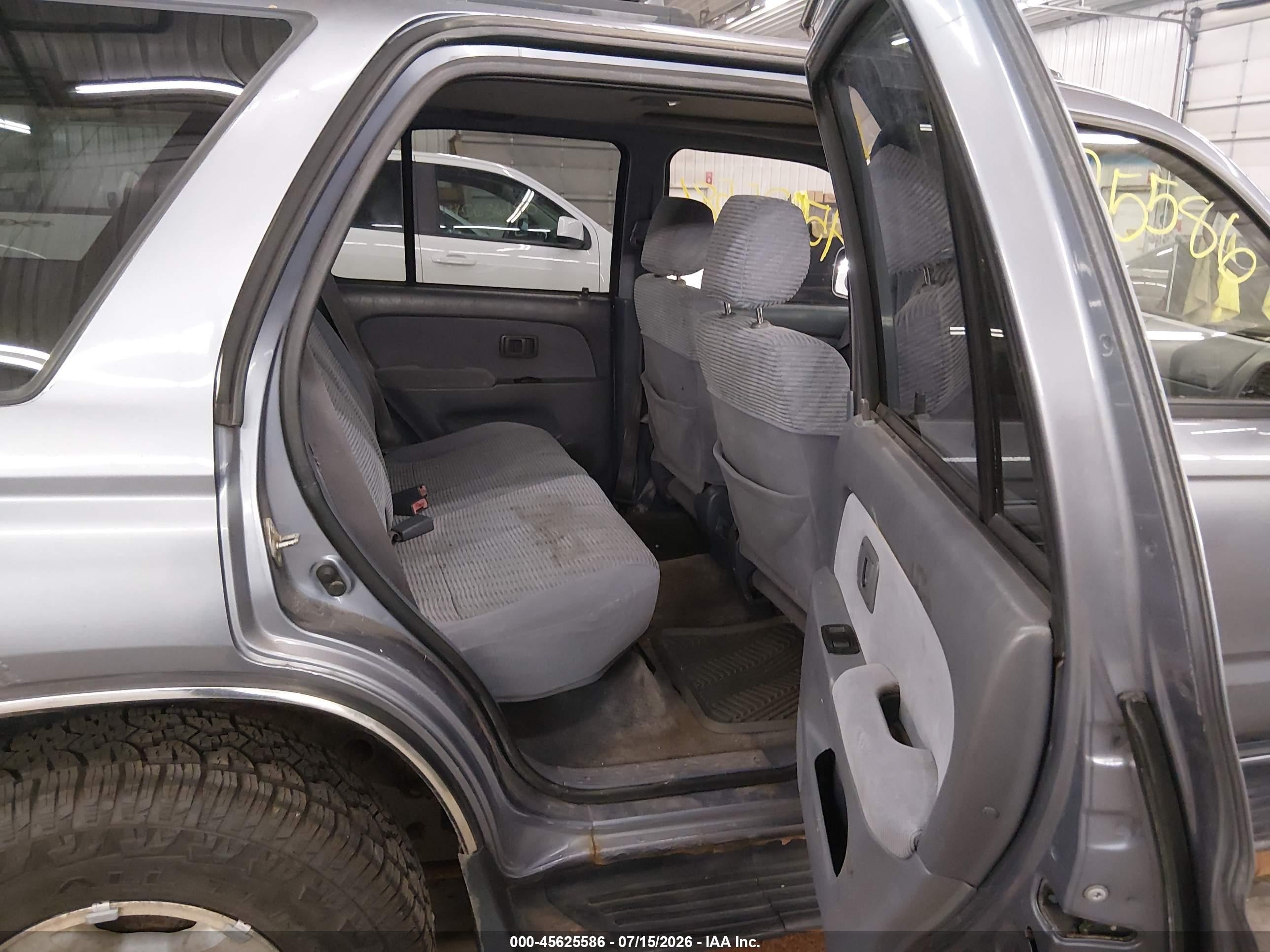 1997 Toyota 4runner Sr5 V6 Gray vin: JT3HN86R2V0098551