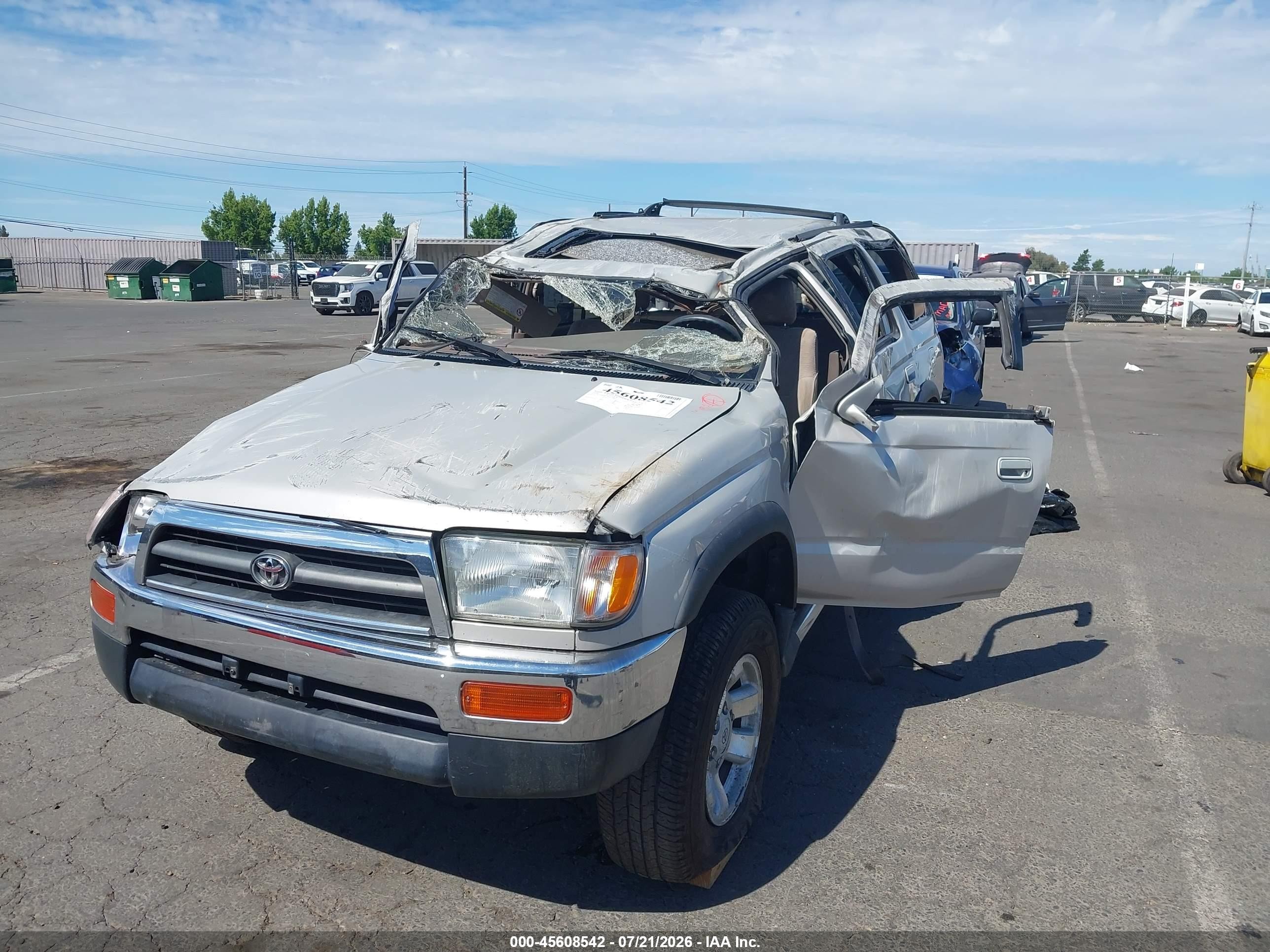 1998 Toyota 4runner Sr5 V6 Кремовый vin: JT3HN86R2W0179857