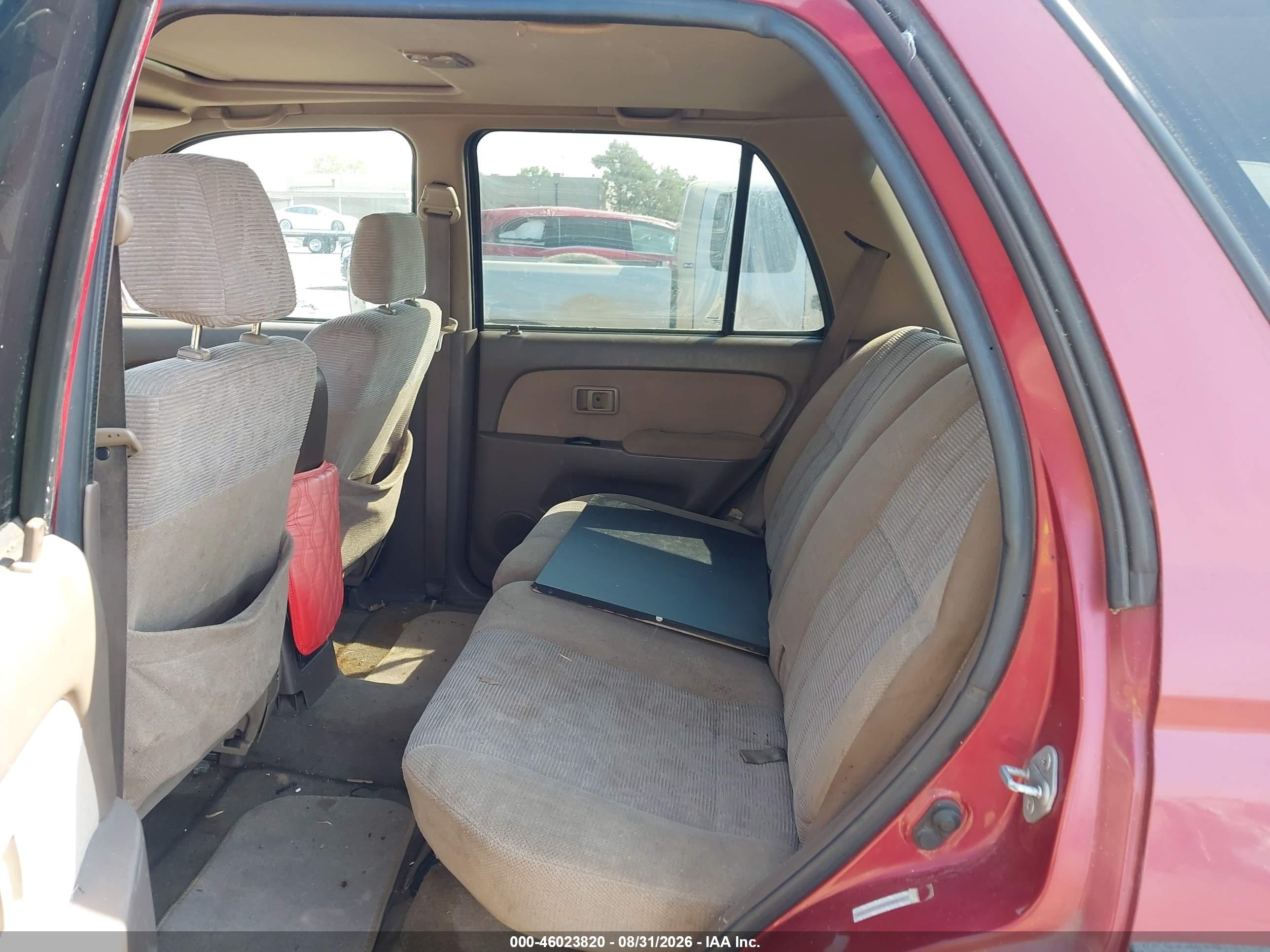 2000 Toyota 4runner Sr5 V6 Burgundy vin: JT3HN86R2Y0267309