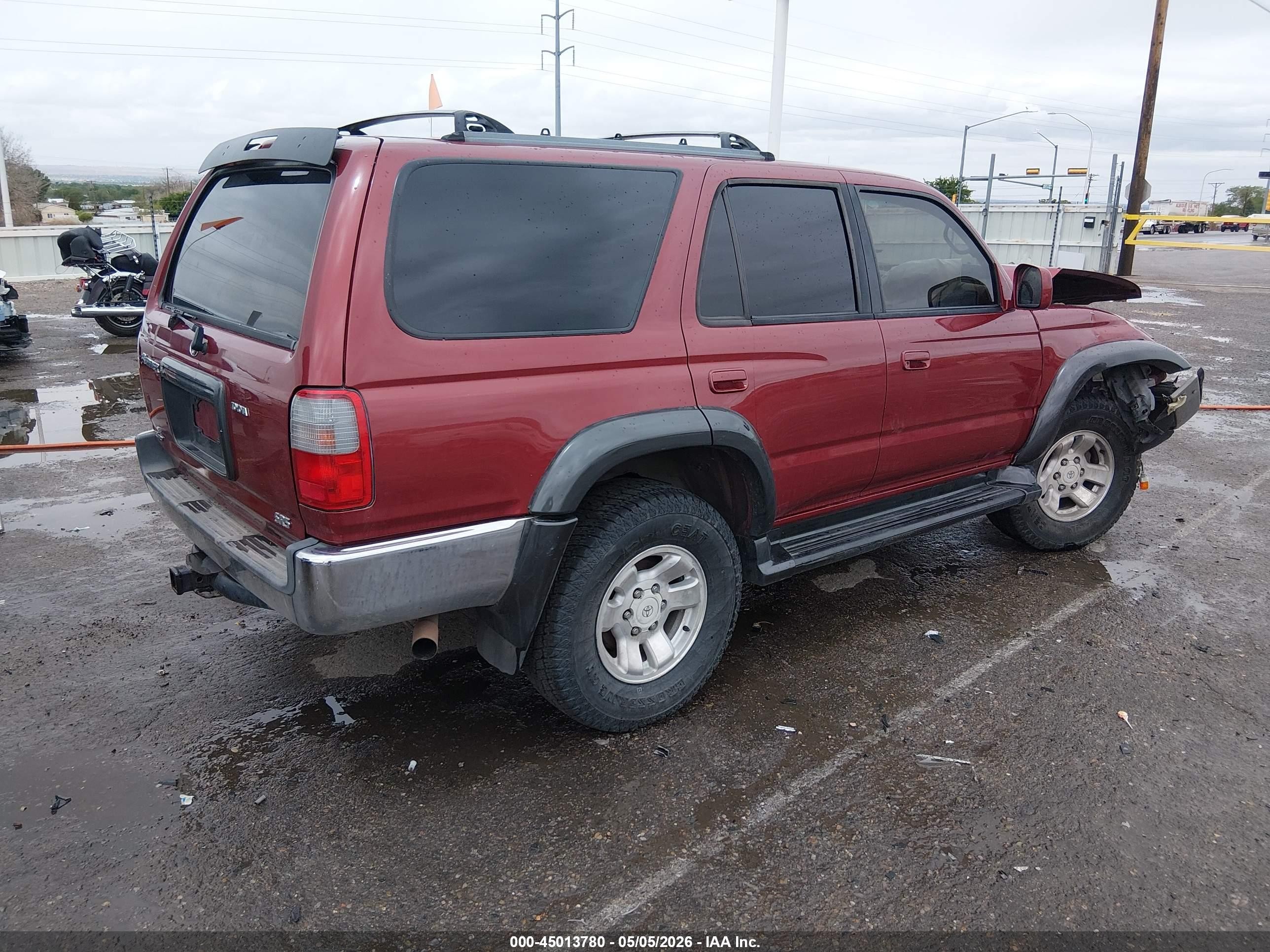 2000 Toyota 4runner Sr5 V6 Red vin: JT3HN86R2Y0267441