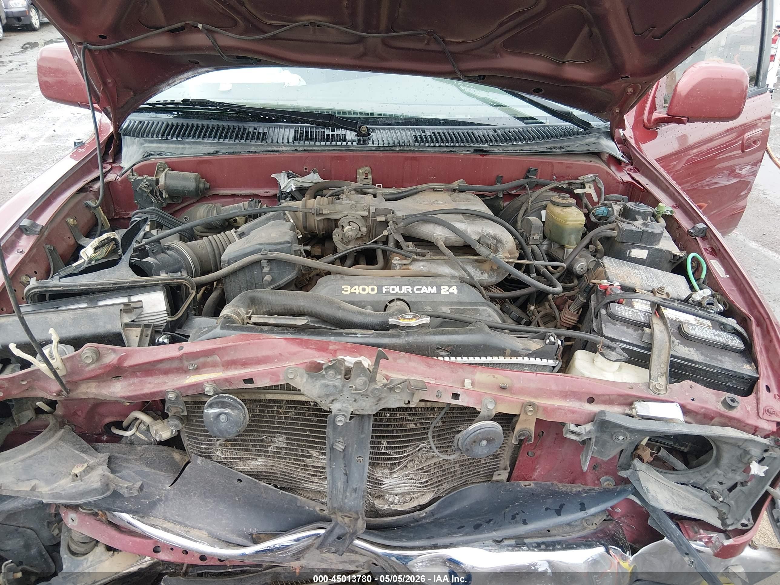 2000 Toyota 4runner Sr5 V6 Red vin: JT3HN86R2Y0267441