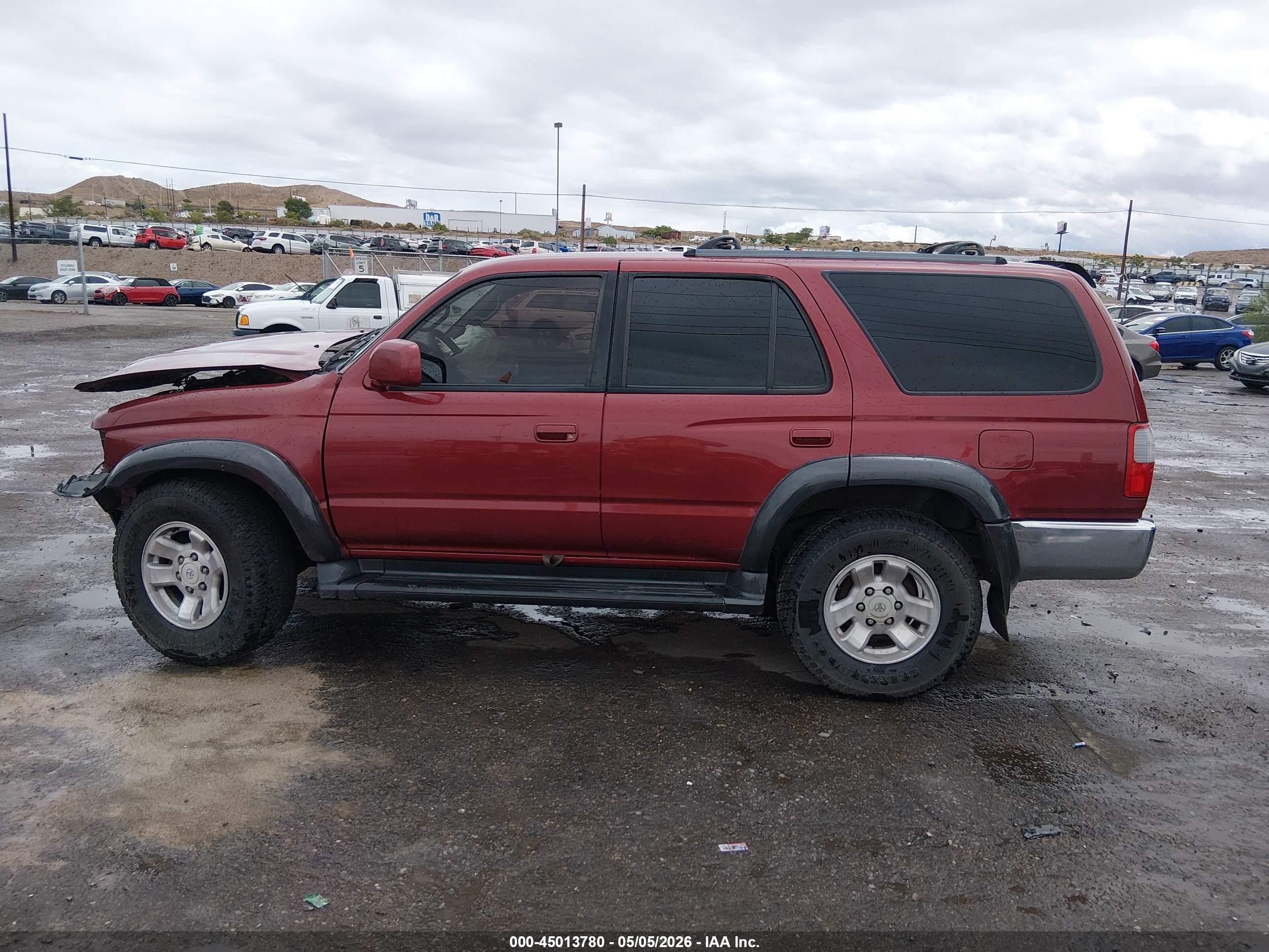 2000 Toyota 4runner Sr5 V6 Red vin: JT3HN86R2Y0267441