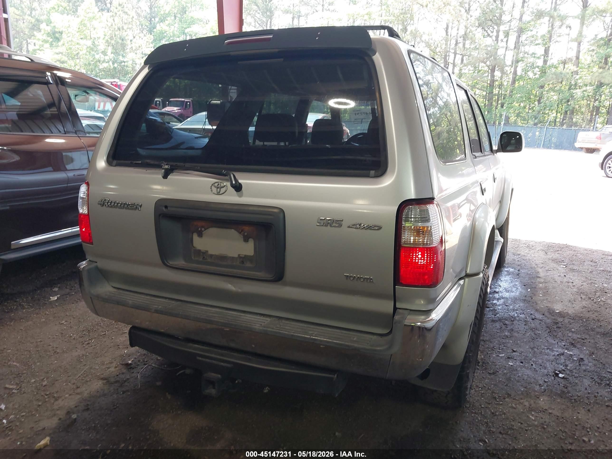 2001 Toyota 4runner Sr5 V6 Silver vin: JT3HN86R310349846