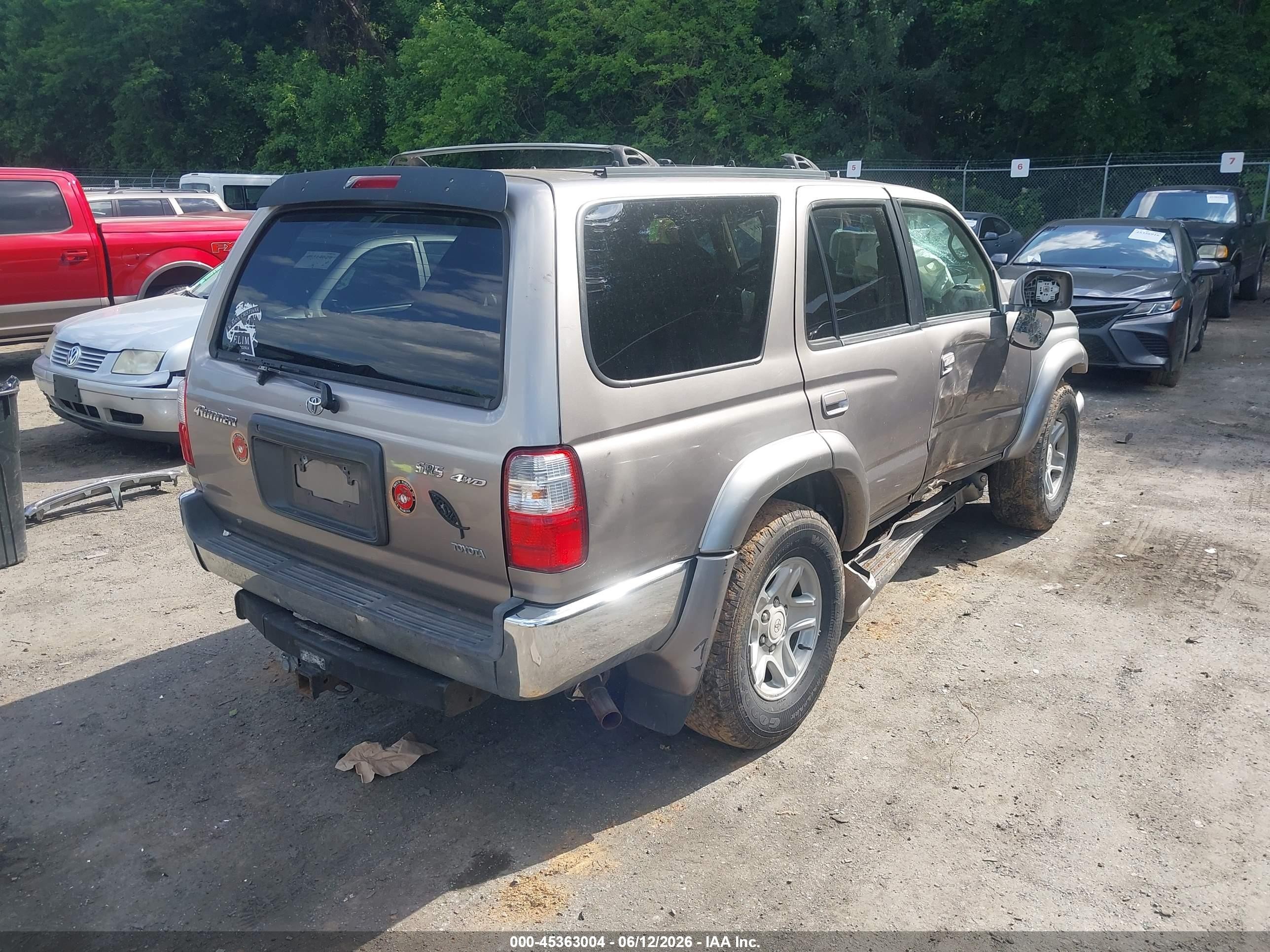 2001 Toyota 4runner Sr5 V6 Beige vin: JT3HN86R310356232