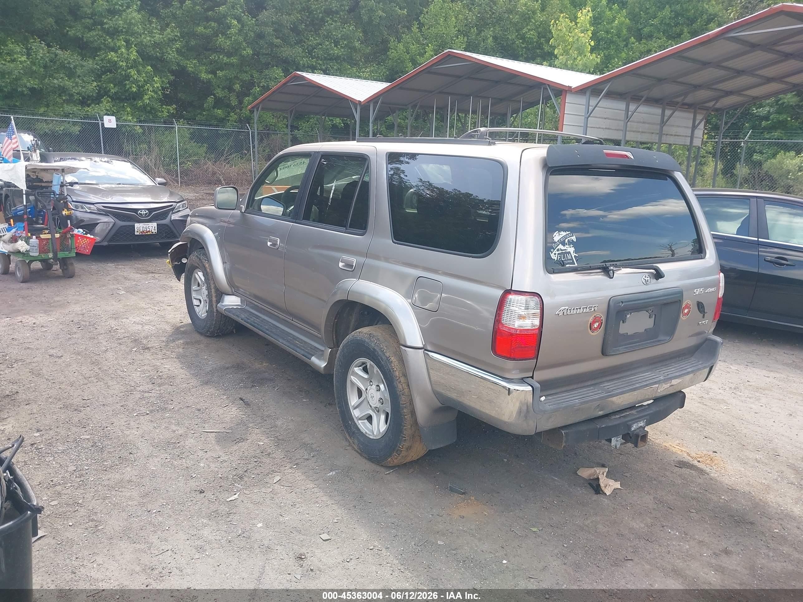 2001 Toyota 4runner Sr5 V6 Beige vin: JT3HN86R310356232
