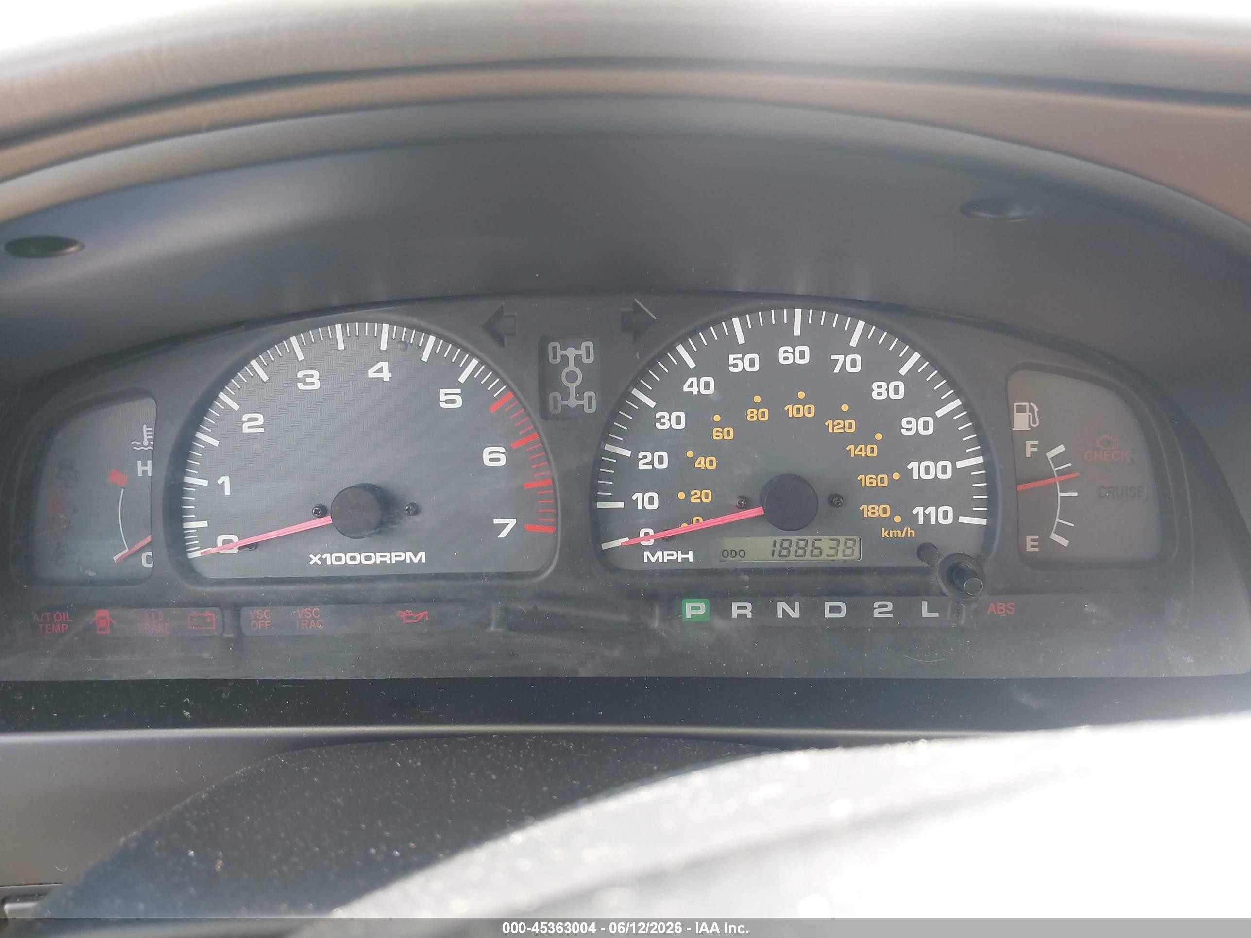 2001 Toyota 4runner Sr5 V6 Beige vin: JT3HN86R310356232