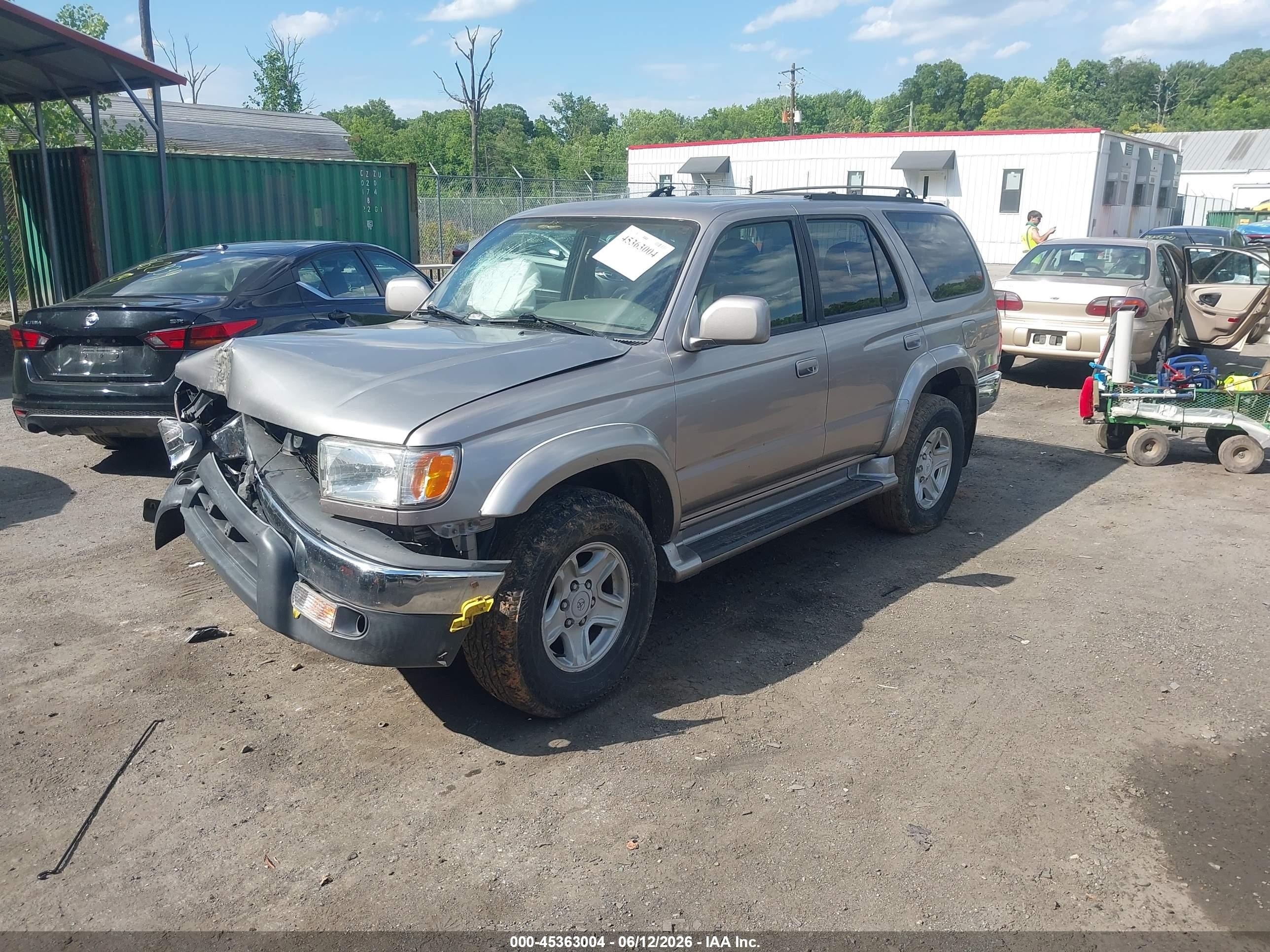 2001 Toyota 4runner Sr5 V6 Beige vin: JT3HN86R310356232