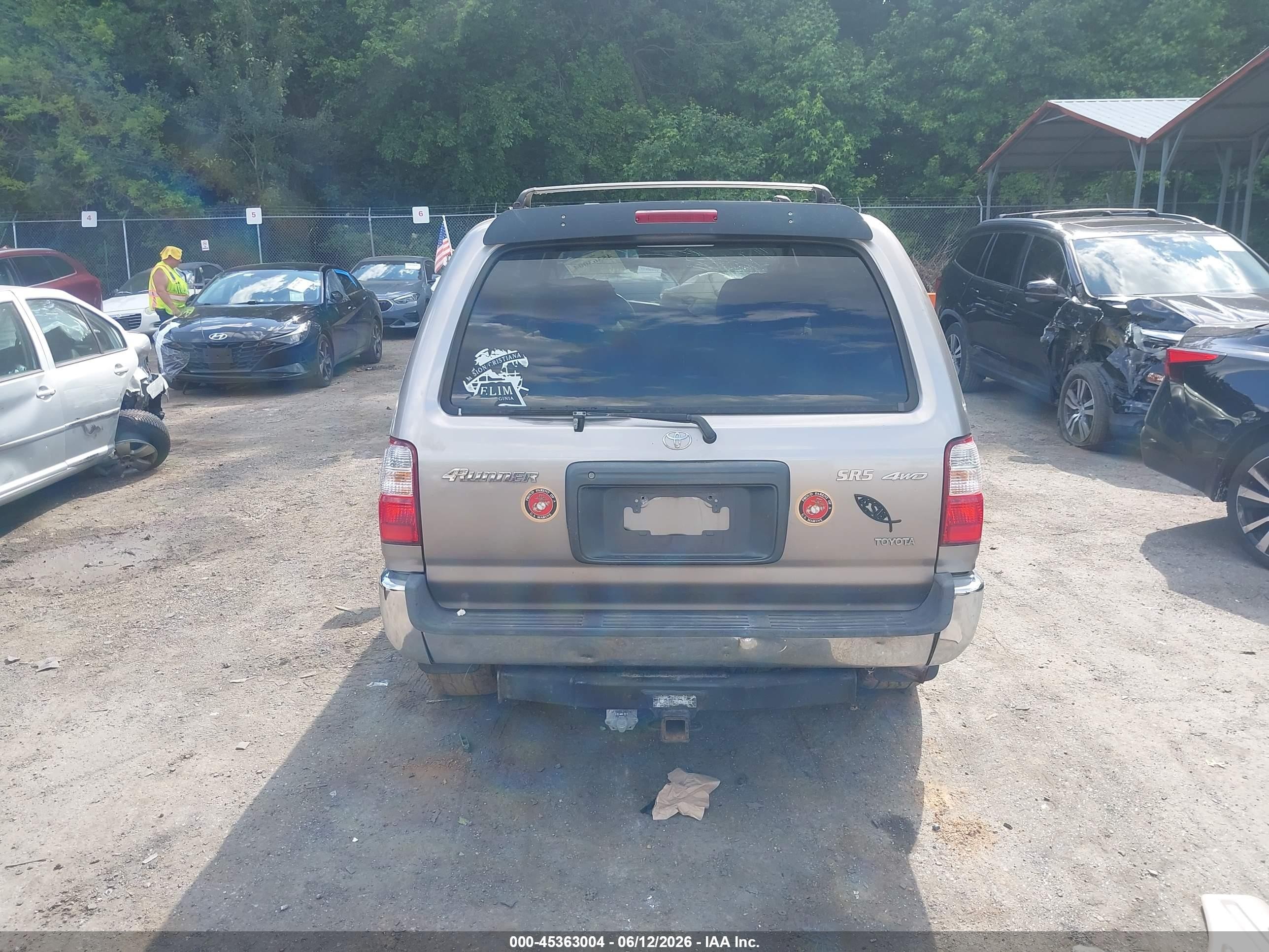 2001 Toyota 4runner Sr5 V6 Beige vin: JT3HN86R310356232