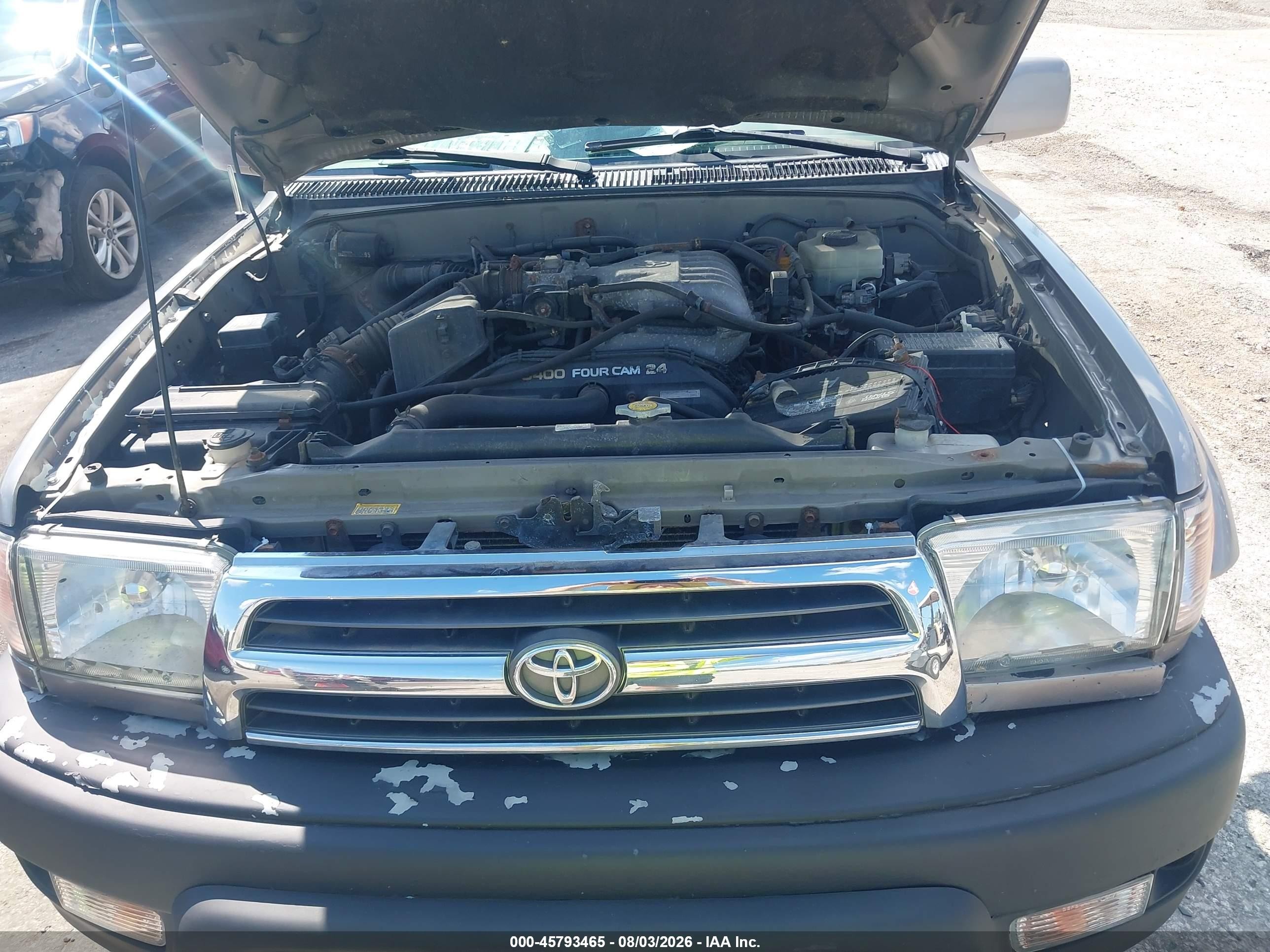 2002 Toyota 4runner Sr5 V6 Silver vin: JT3HN86R320361819