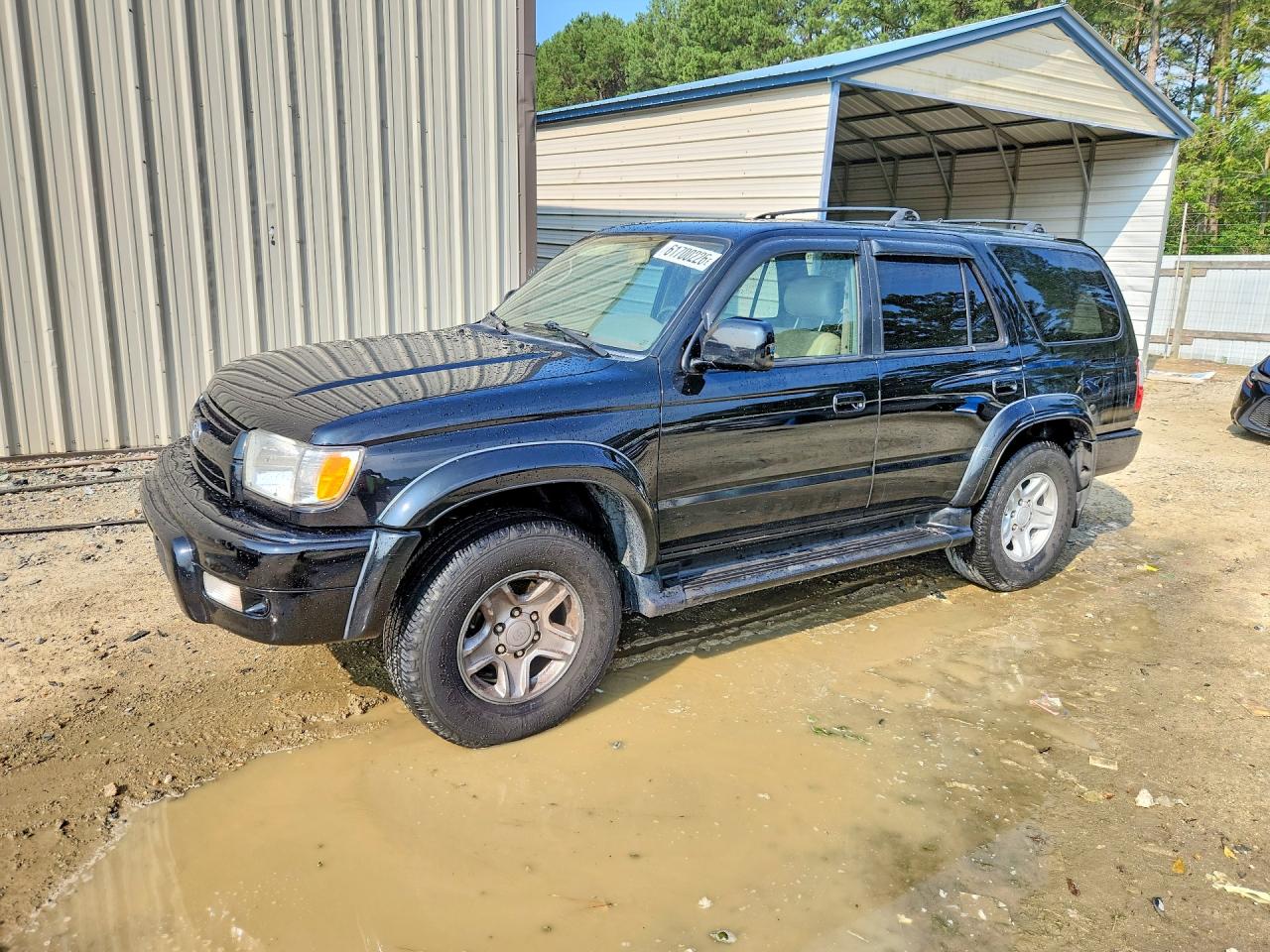 2002 Toyota 4runner Sr5 Black vin: JT3HN86R320374442