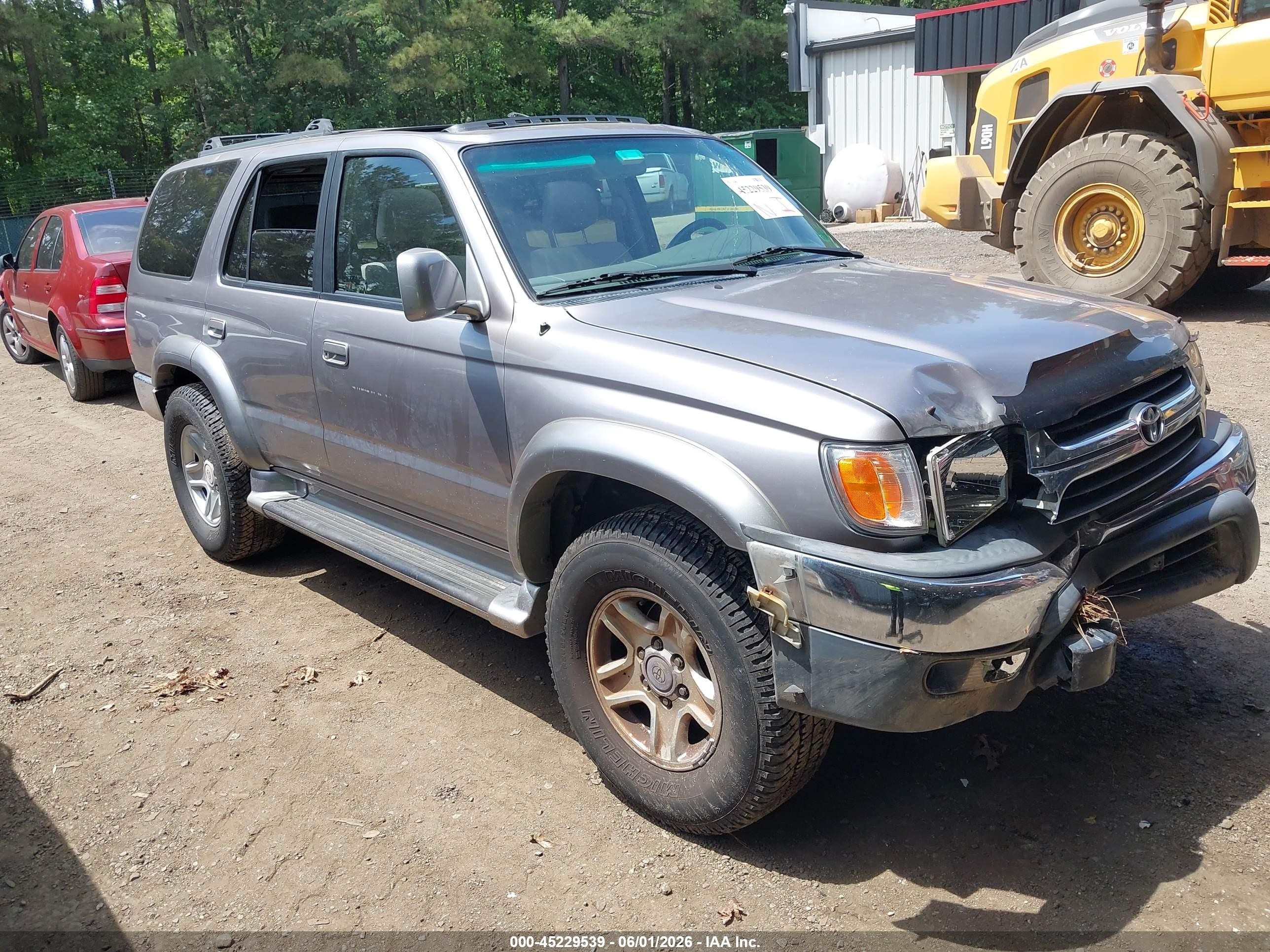 2002 Toyota 4runner Sr5 V6 Gray vin: JT3HN86R329061404