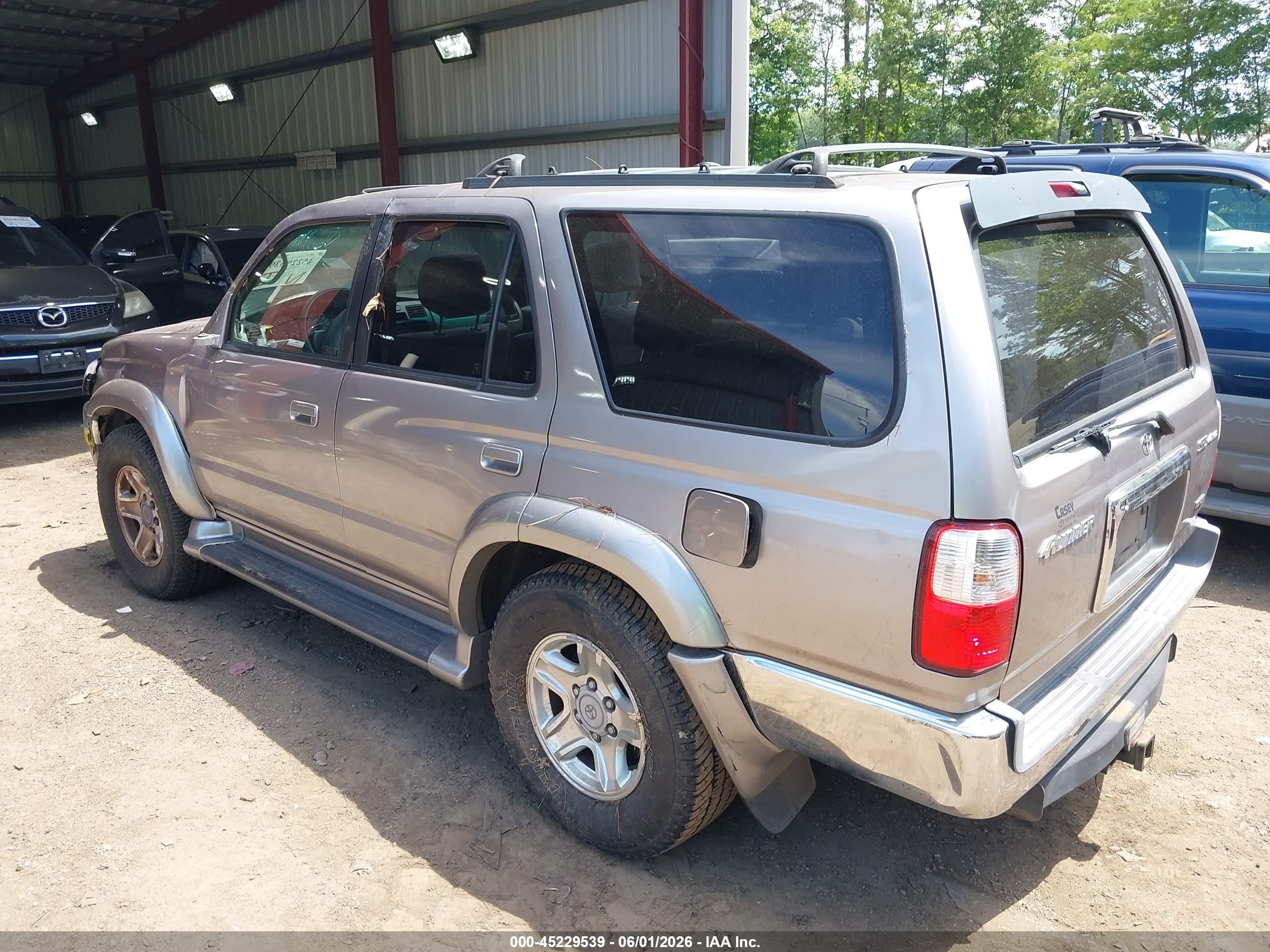 2002 Toyota 4runner Sr5 V6 Gray vin: JT3HN86R329061404