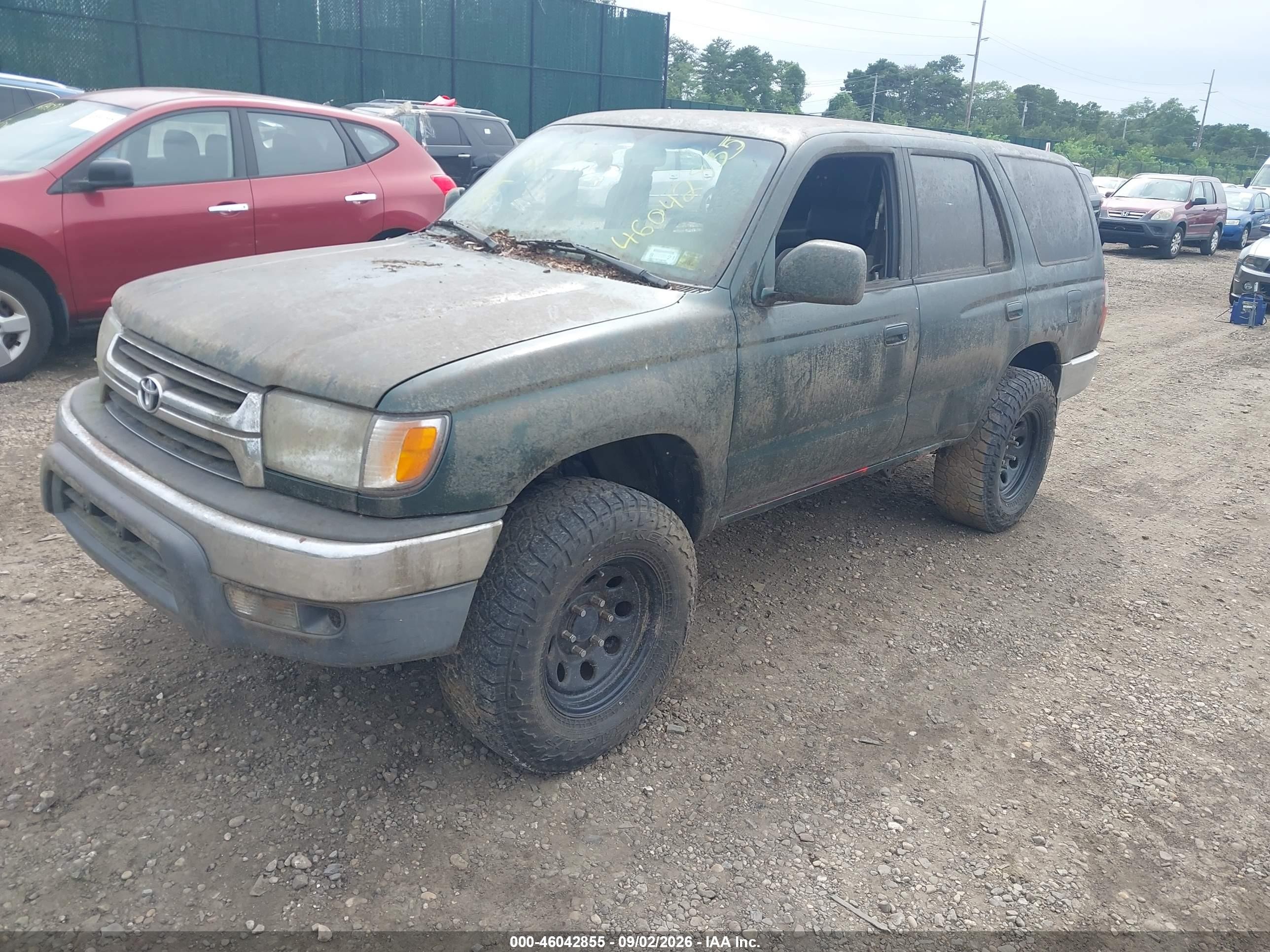 2002 Toyota 4runner Sr5 V6 Green vin: JT3HN86R329075271