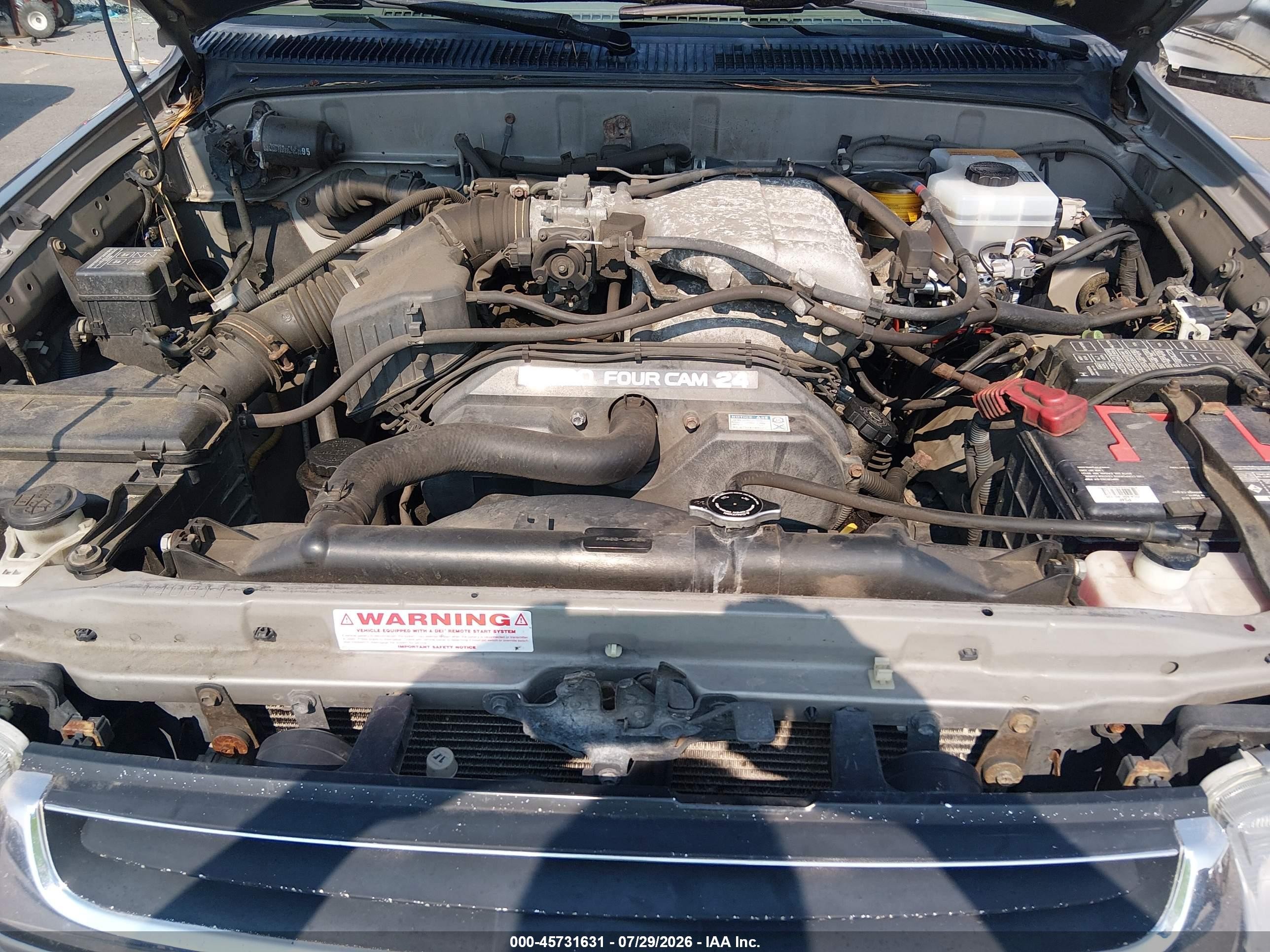 2002 Toyota 4runner Sr5 V6 Silver vin: JT3HN86R329076775