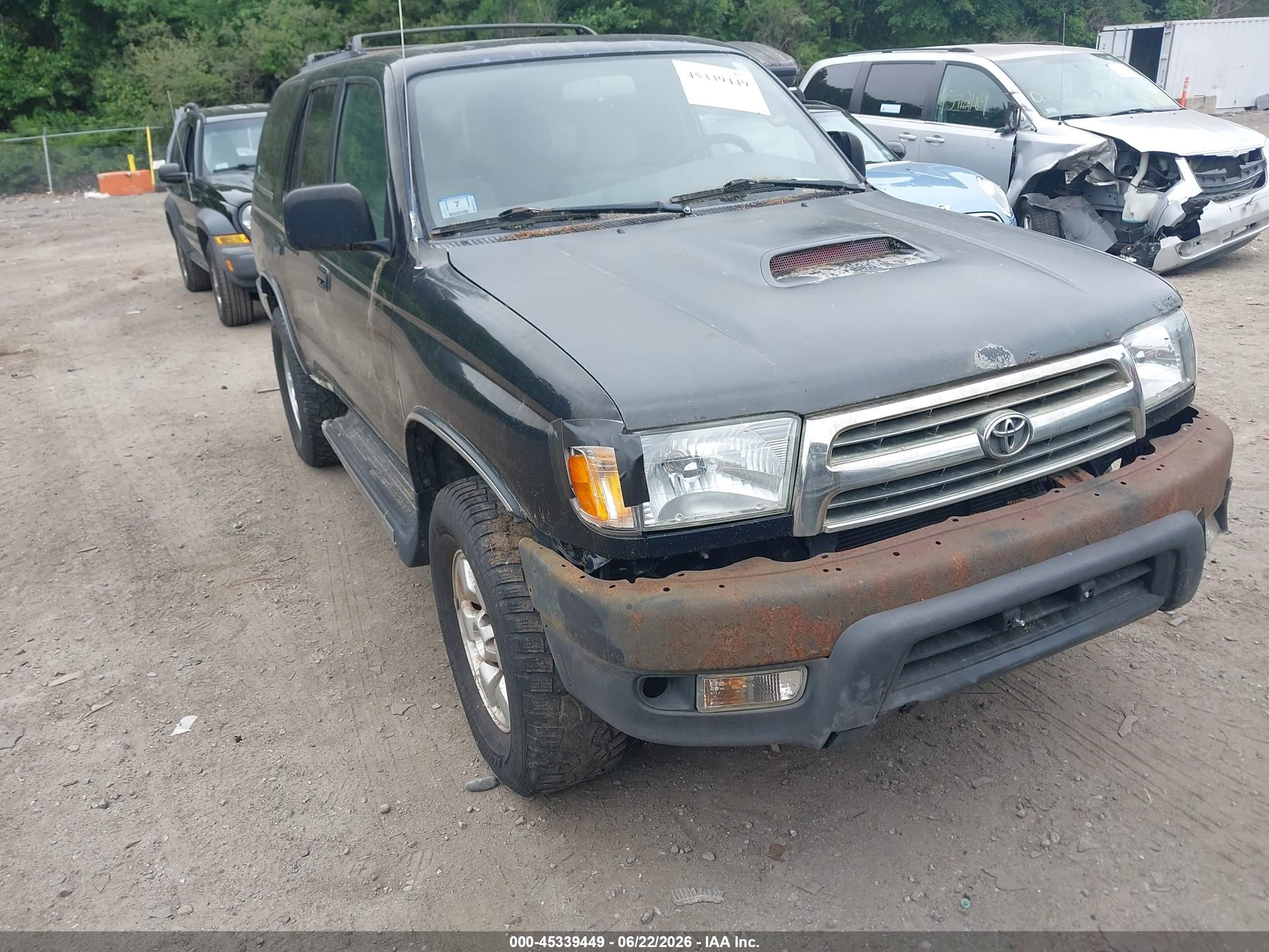 1999 Toyota 4runner Sr5 V6 Черный vin: JT3HN86R3X0201589