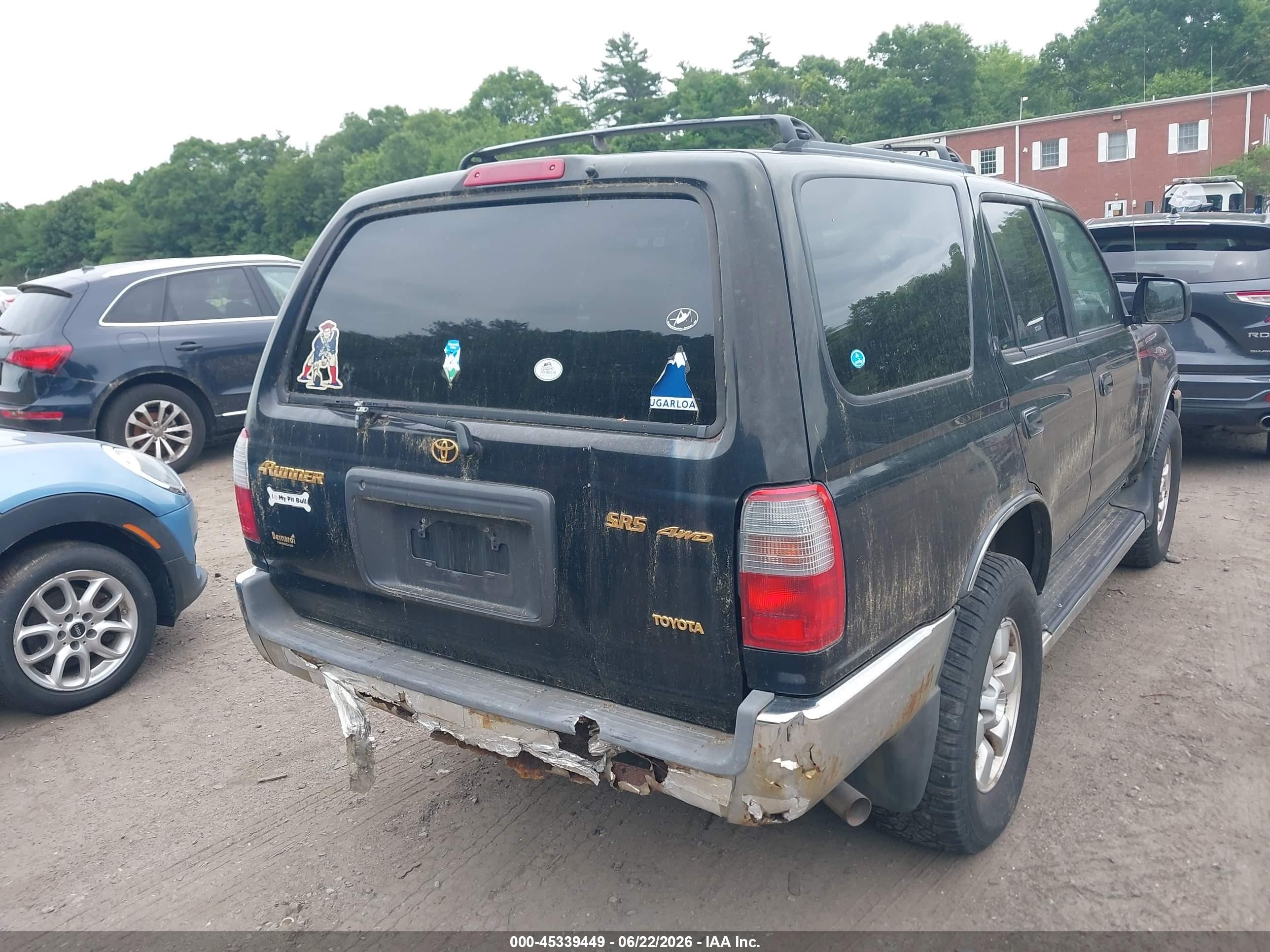 1999 Toyota 4runner Sr5 V6 Черный vin: JT3HN86R3X0201589