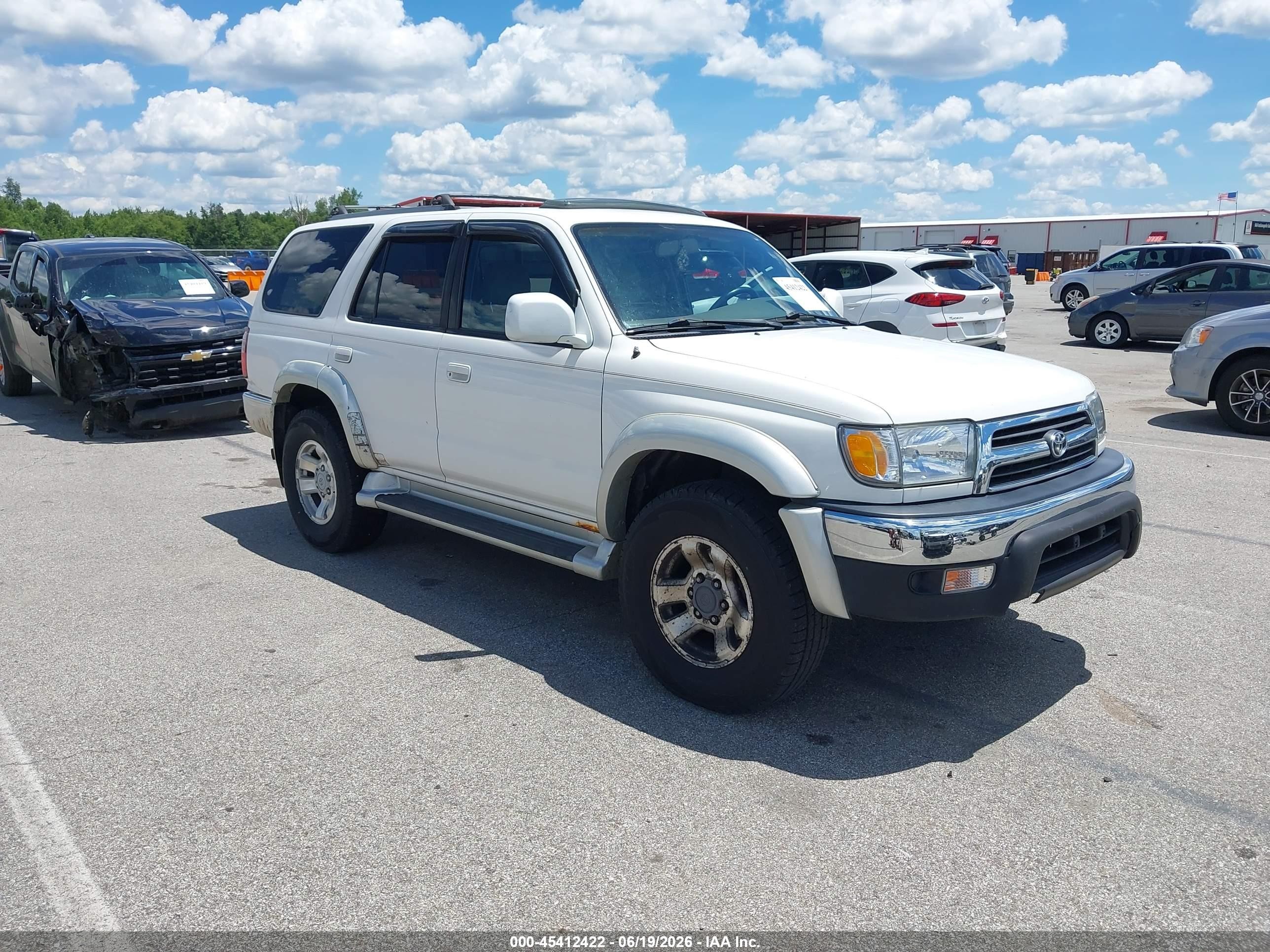 2000 Toyota 4runner Sr5 V6 White vin: JT3HN86R3Y0294132