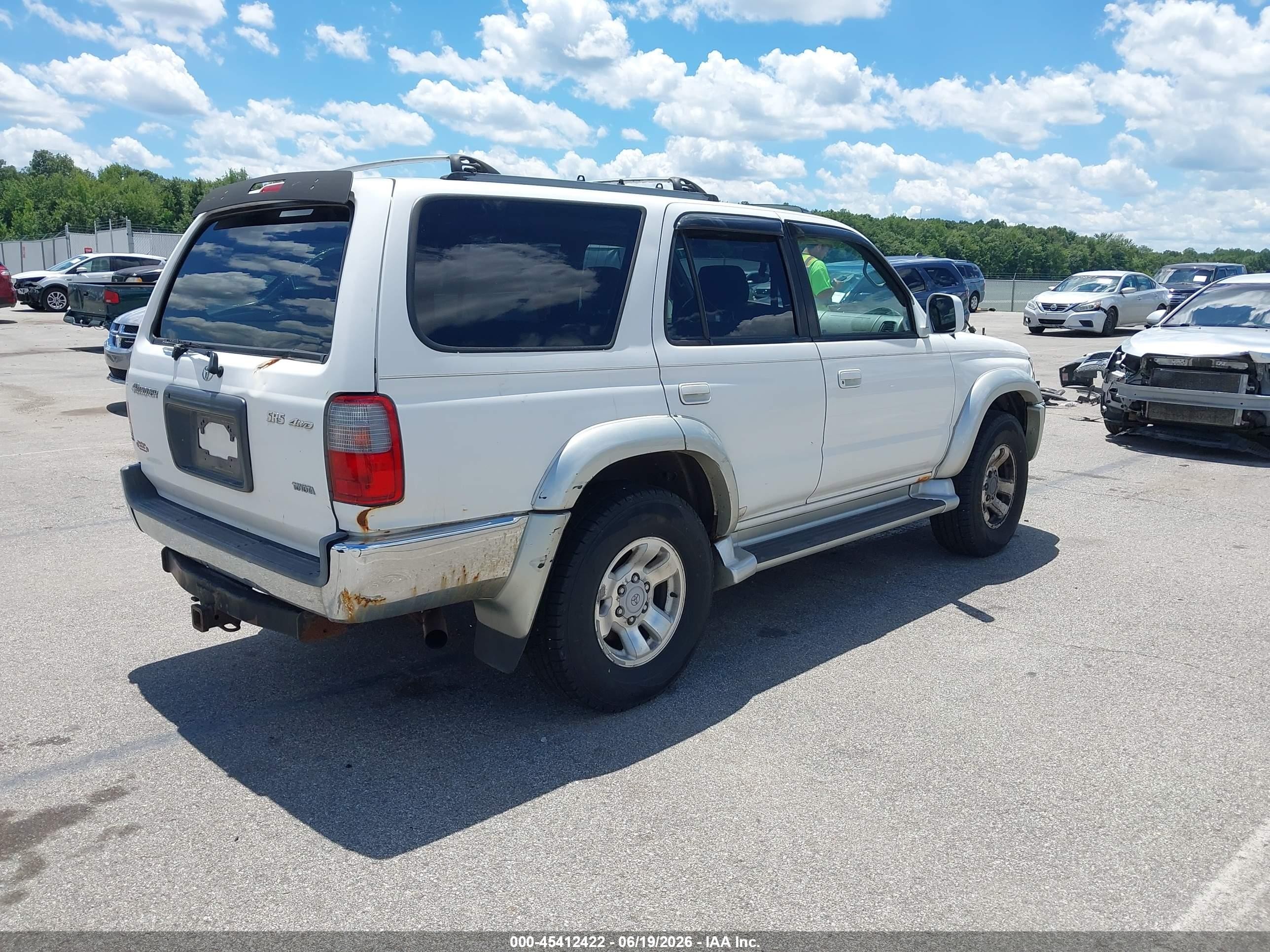 2000 Toyota 4runner Sr5 V6 Белый vin: JT3HN86R3Y0294132