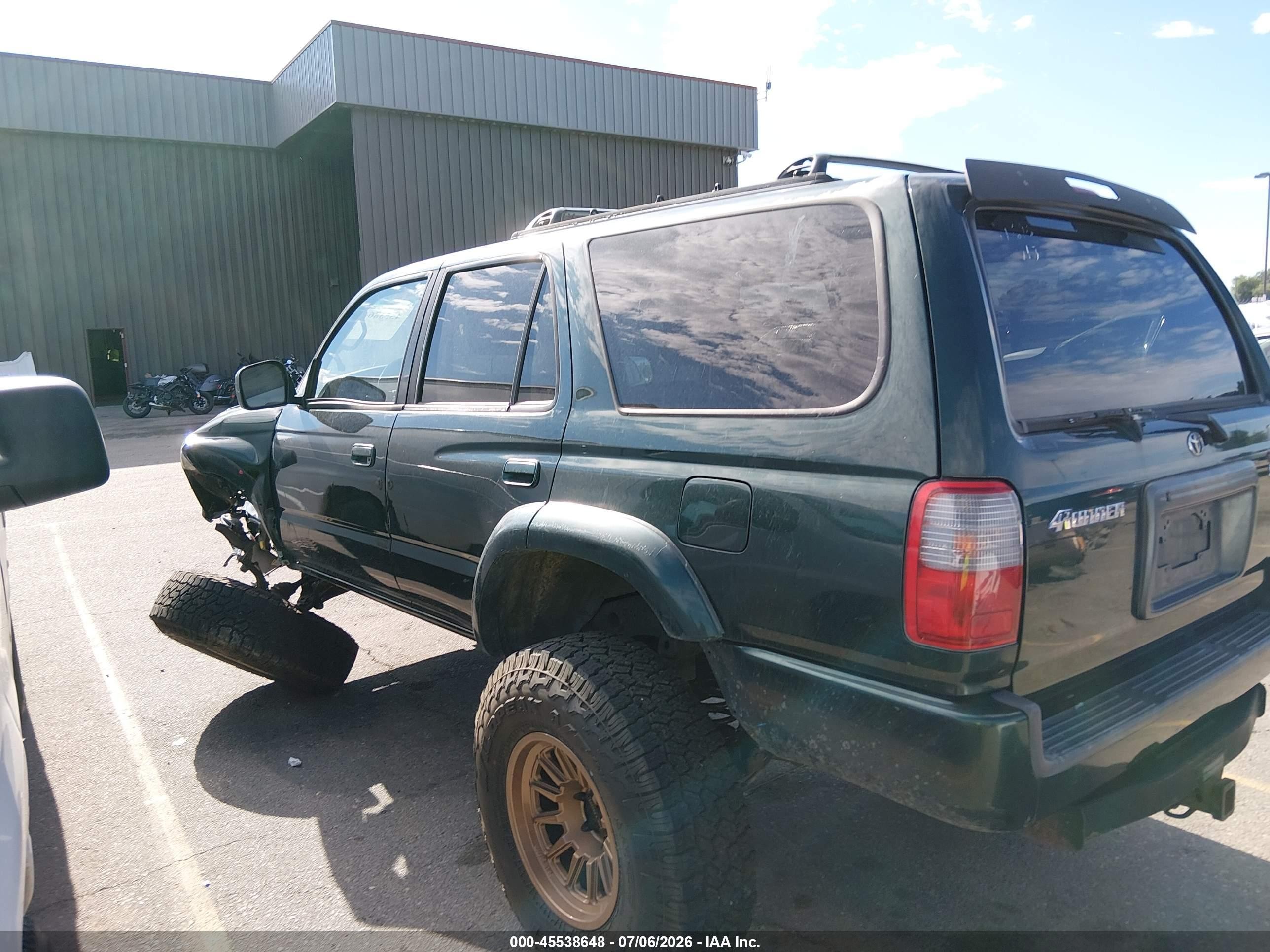 2000 Toyota 4runner Sr5 V6 Зеленый vin: JT3HN86R3Y0316758