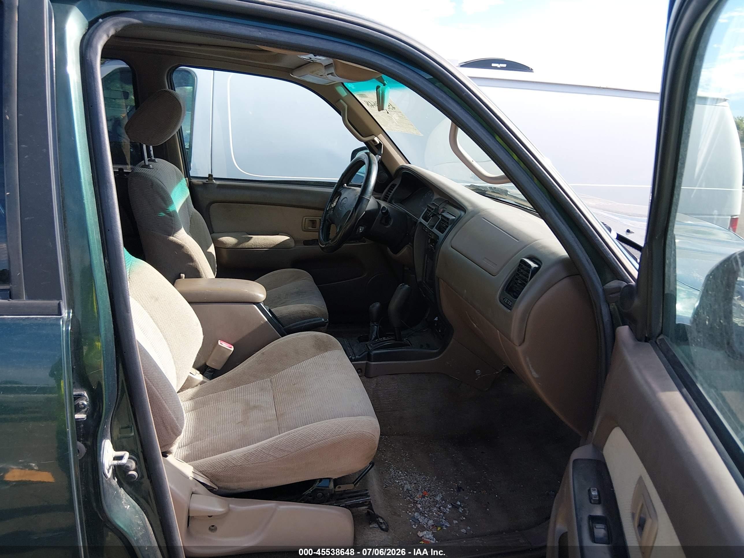 2000 Toyota 4runner Sr5 V6 Зеленый vin: JT3HN86R3Y0316758