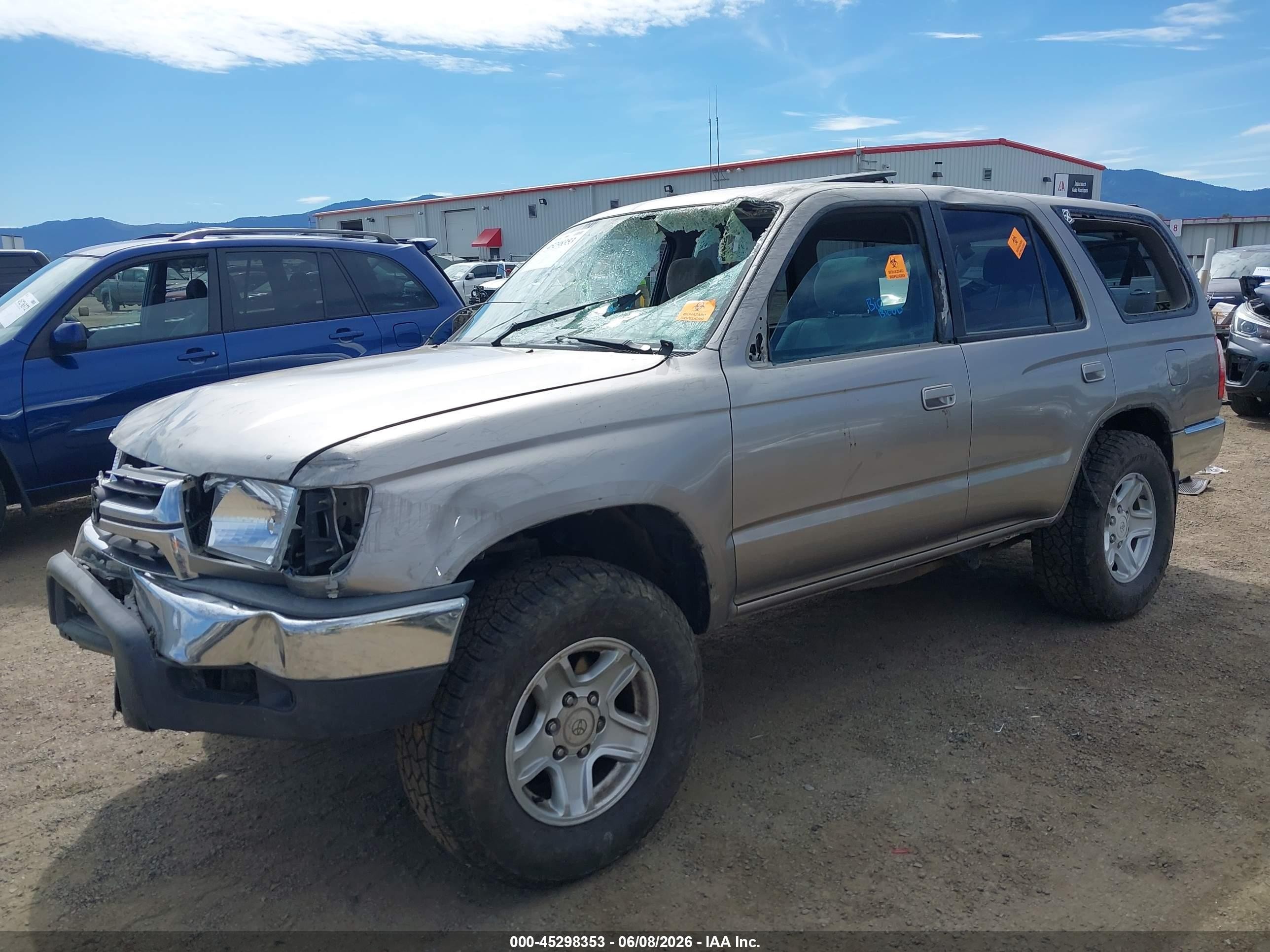 2001 Toyota 4runner Sr5 V6 Beige vin: JT3HN86R410333039