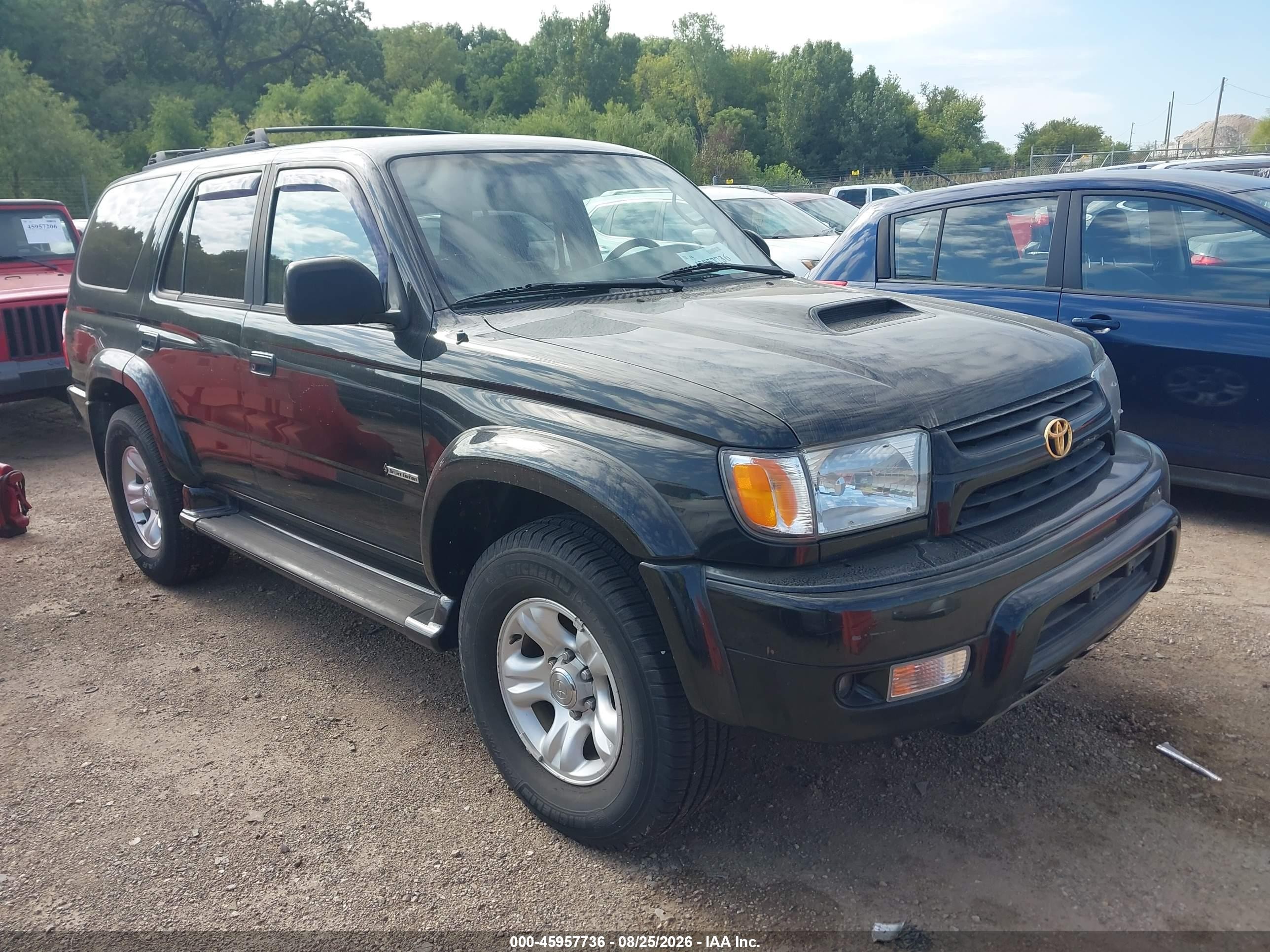 2002 Toyota 4runner Sr5 V6 Black vin: JT3HN86R420388611