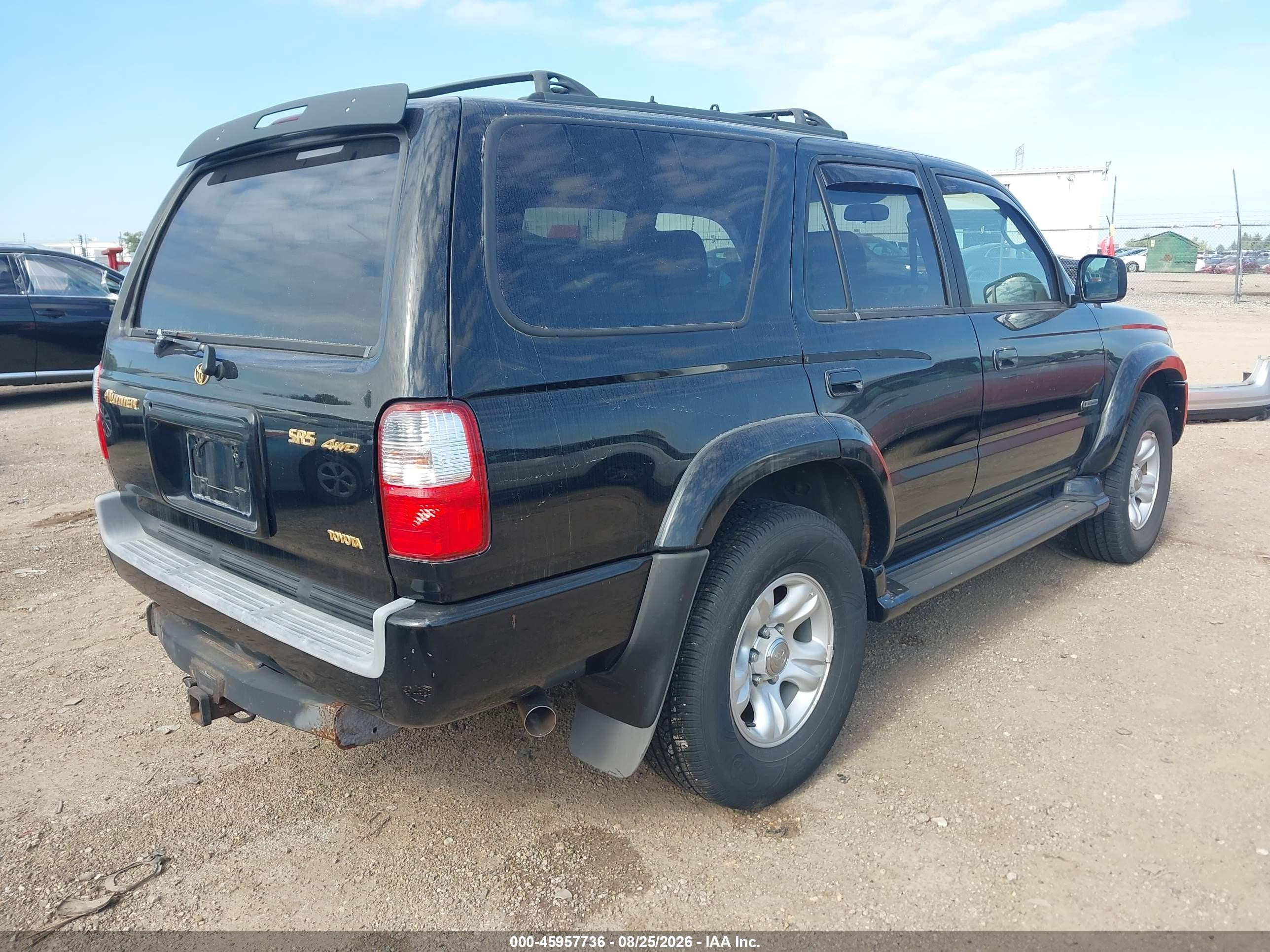 2002 Toyota 4runner Sr5 V6 Black vin: JT3HN86R420388611