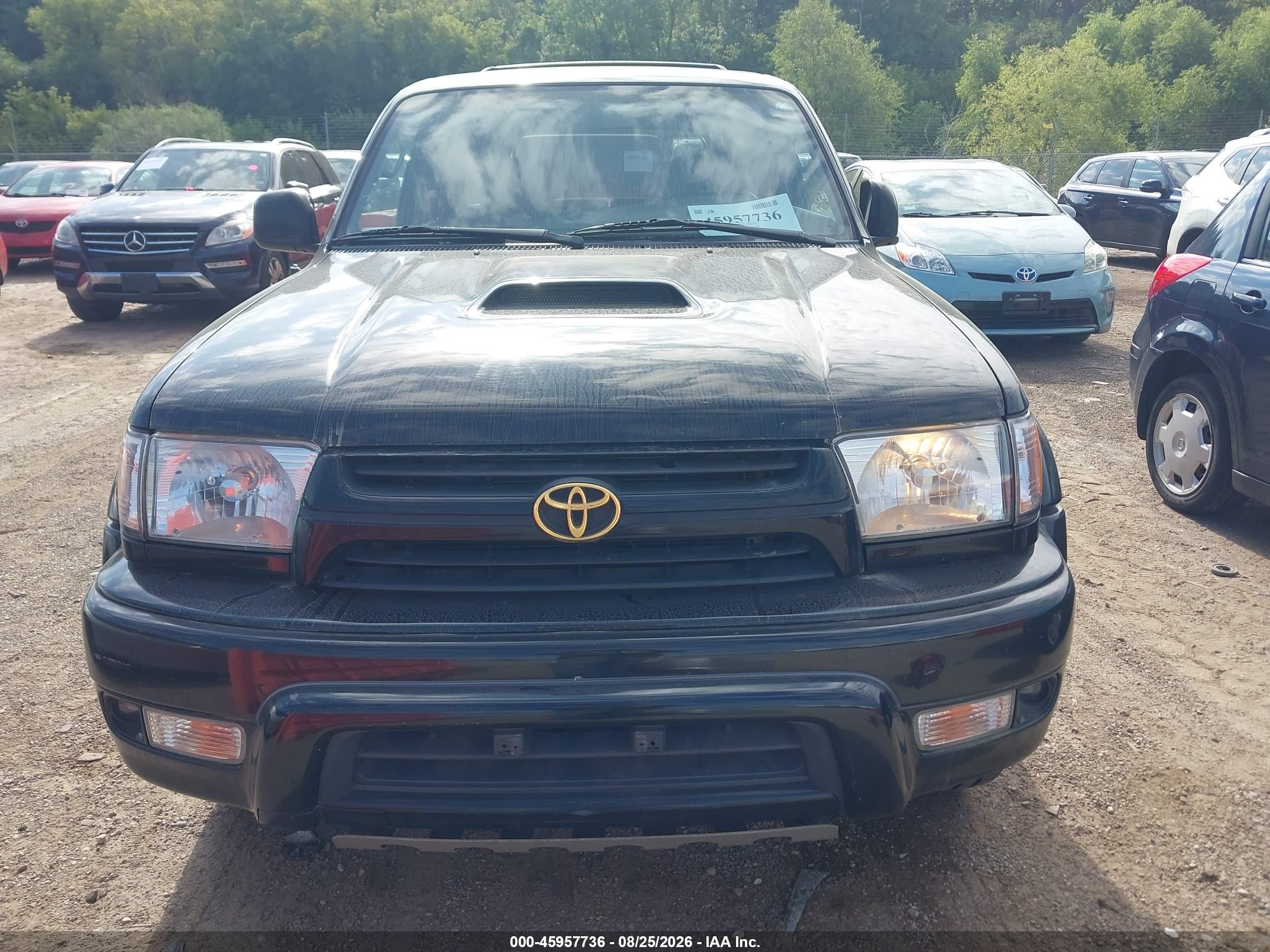 2002 Toyota 4runner Sr5 V6 Black vin: JT3HN86R420388611