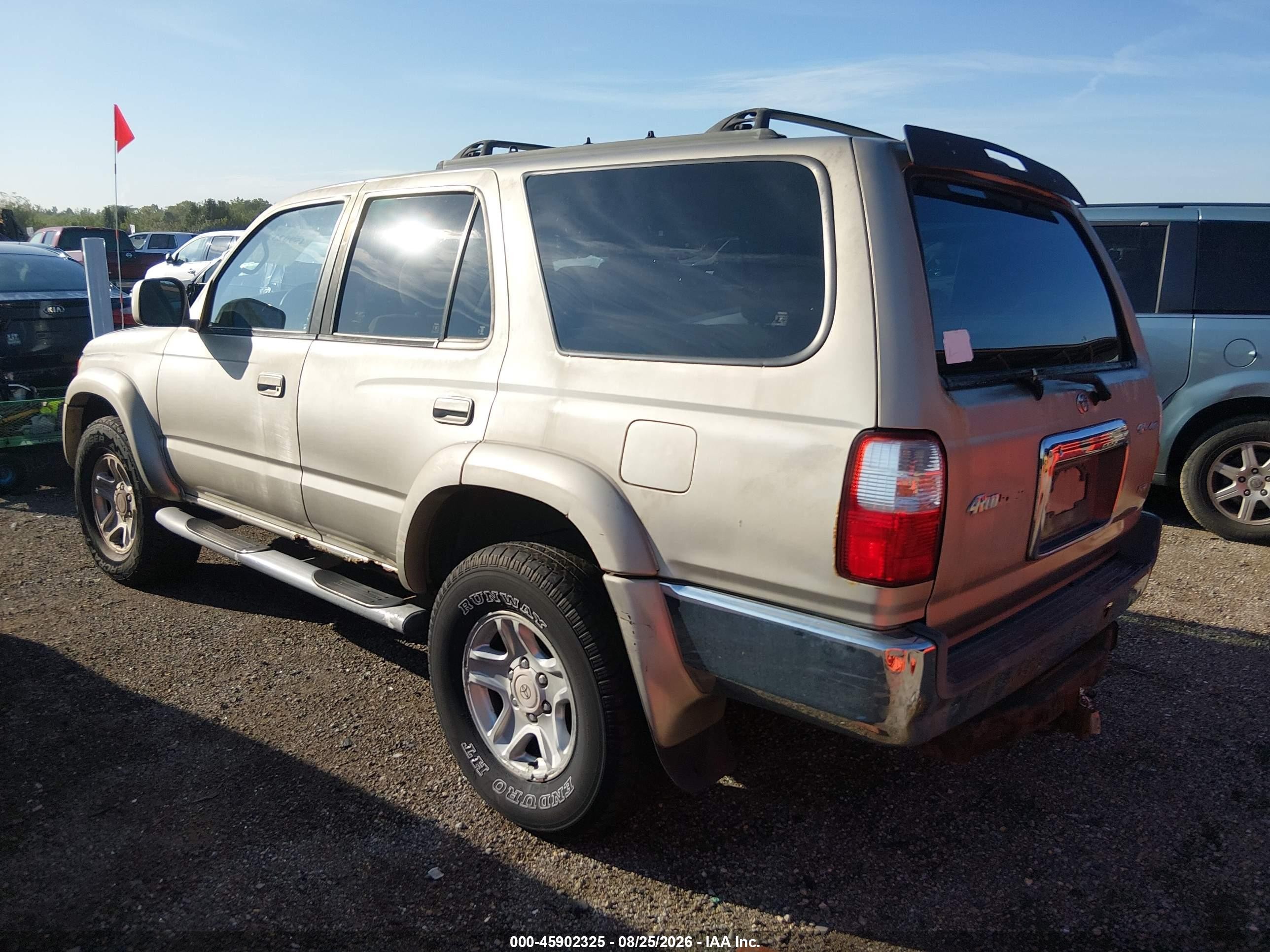 2002 Toyota 4runner Sr5 V6 Champagne vin: JT3HN86R420390598