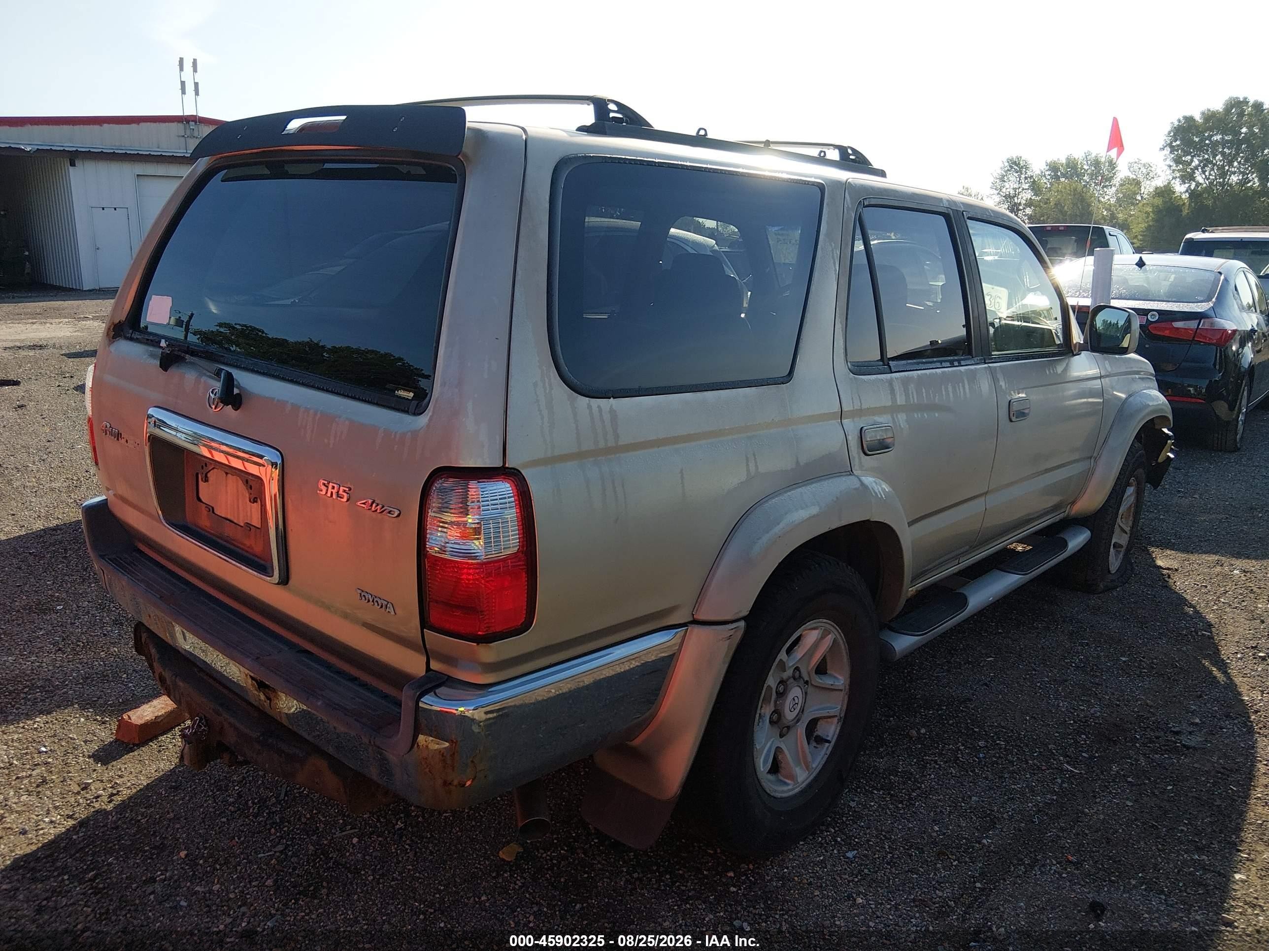 2002 Toyota 4runner Sr5 V6 Champagne vin: JT3HN86R420390598