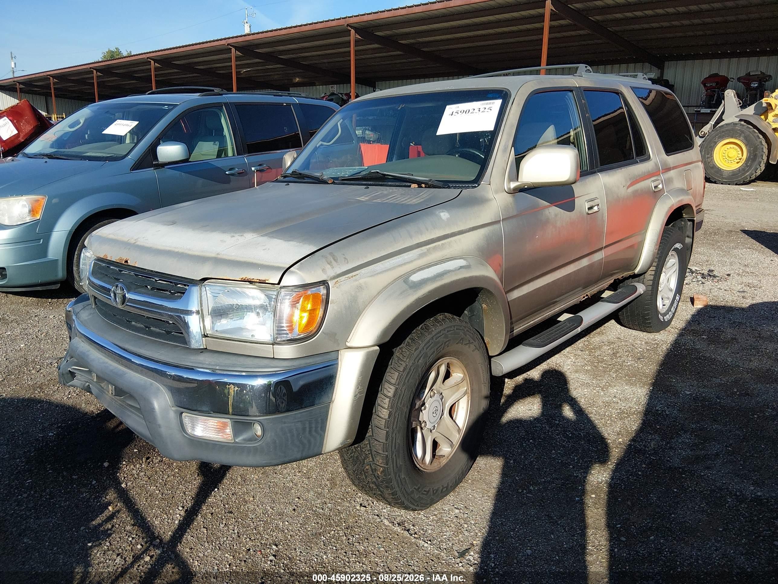 2002 Toyota 4runner Sr5 V6 Champagne vin: JT3HN86R420390598