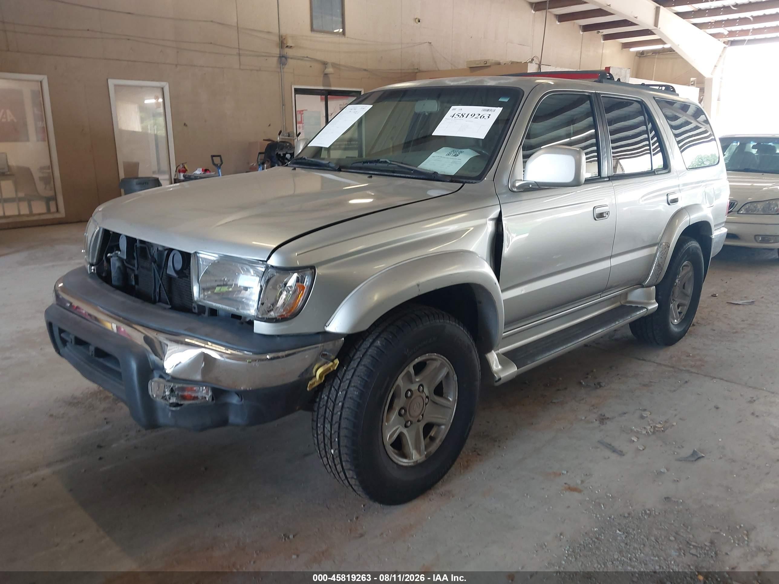 2002 Toyota 4runner Sr5 Beige vin: JT3HN86R429072153
