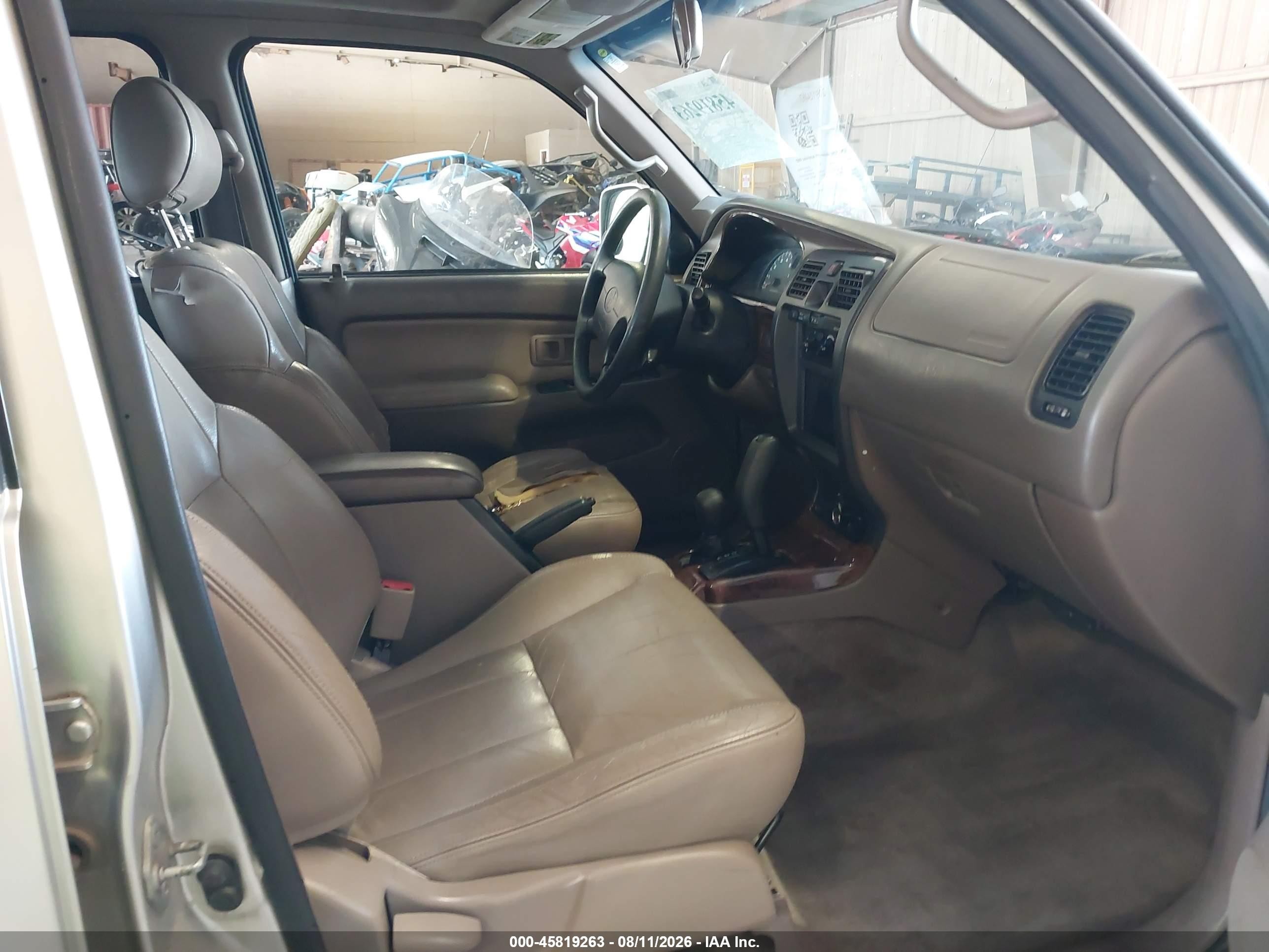 2002 Toyota 4runner Sr5 Beige vin: JT3HN86R429072153