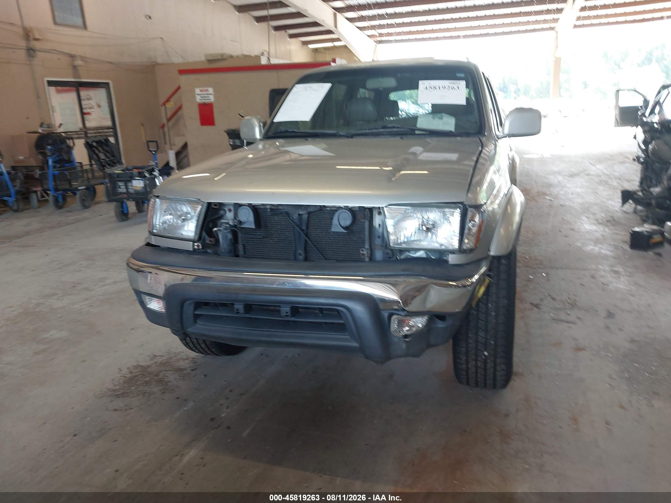 2002 Toyota 4runner Sr5 Beige vin: JT3HN86R429072153