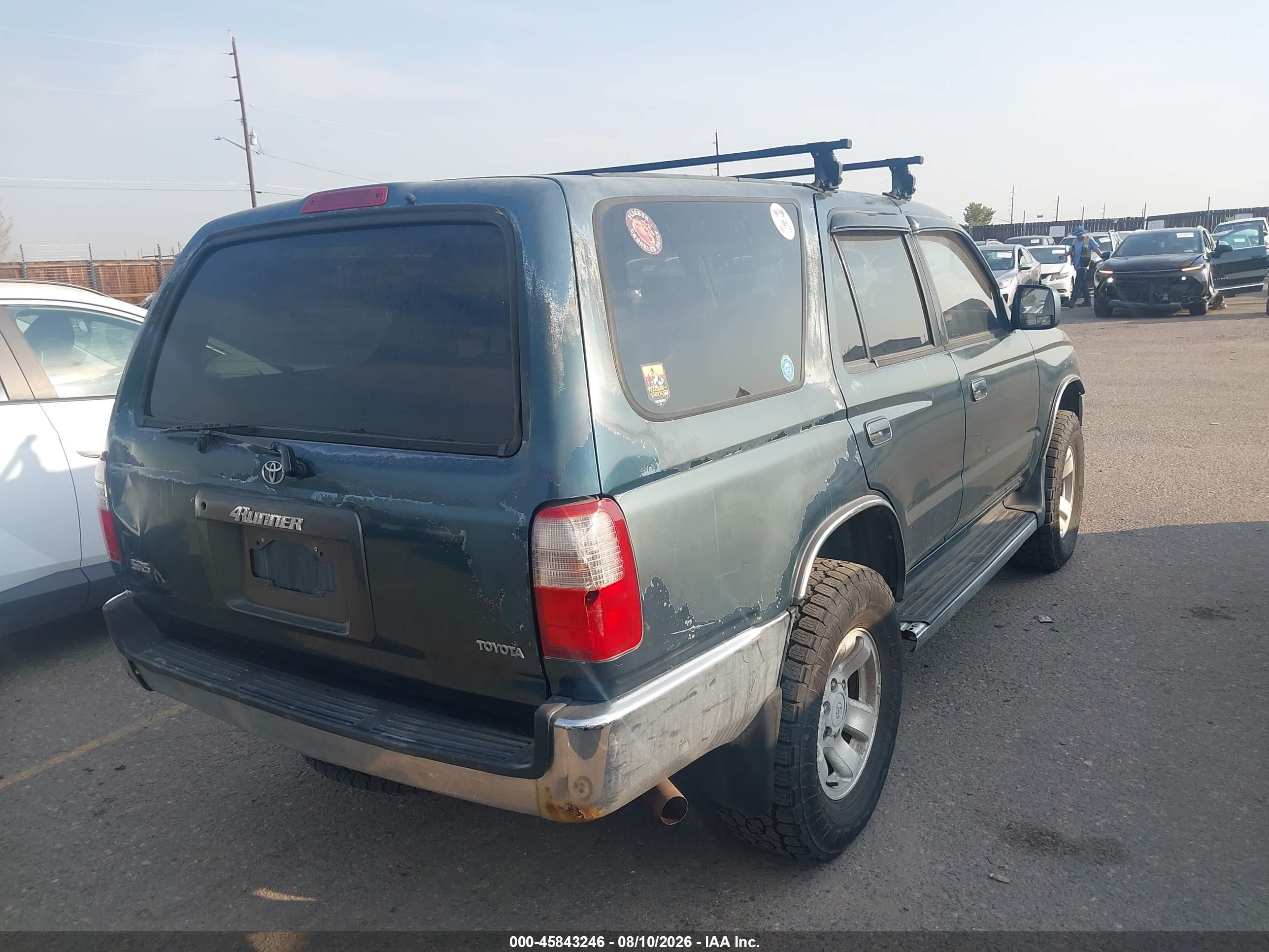 1996 Toyota 4runner Sr5 Green vin: JT3HN86R4T0047162