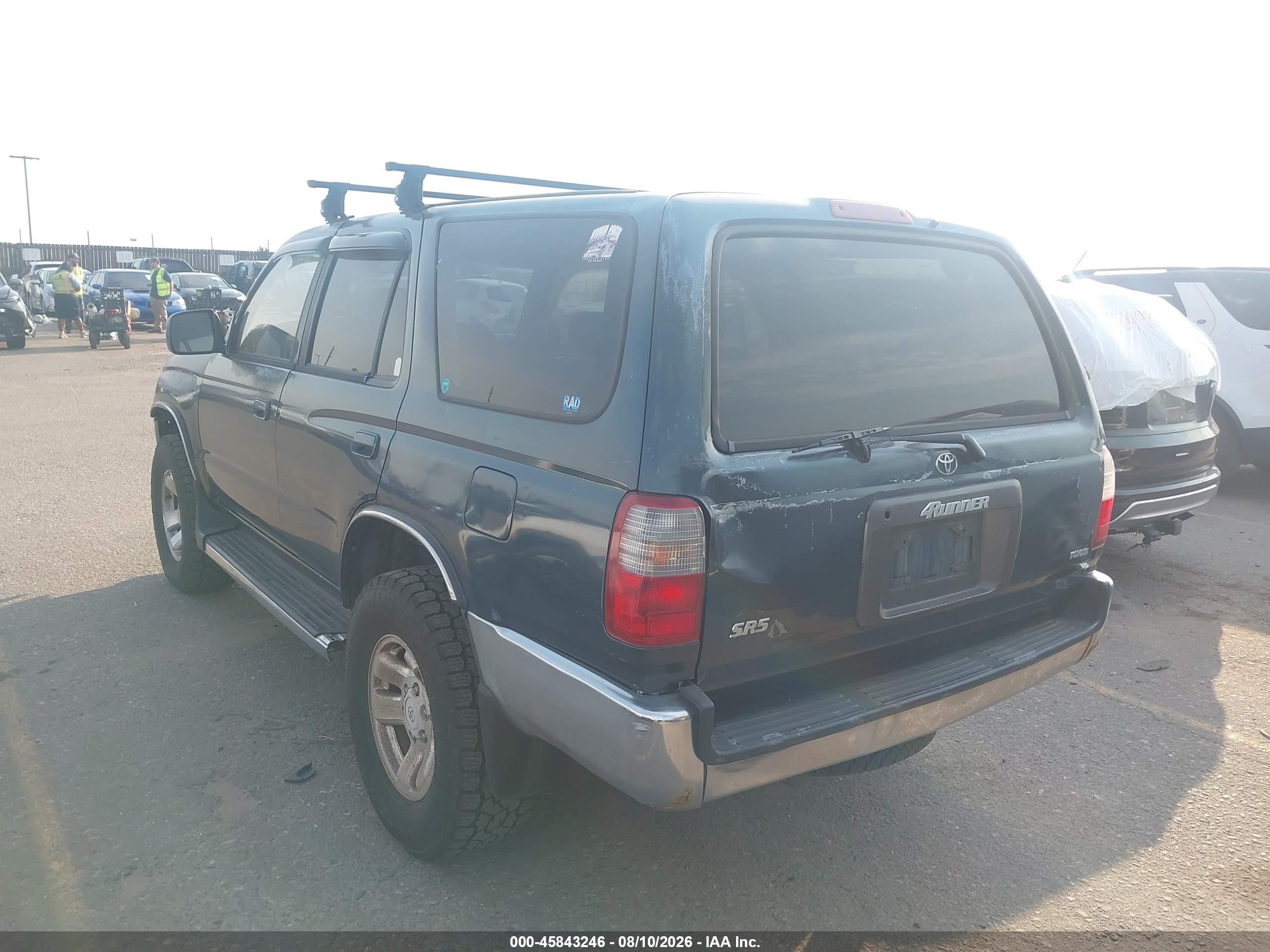 1996 Toyota 4runner Sr5 Green vin: JT3HN86R4T0047162