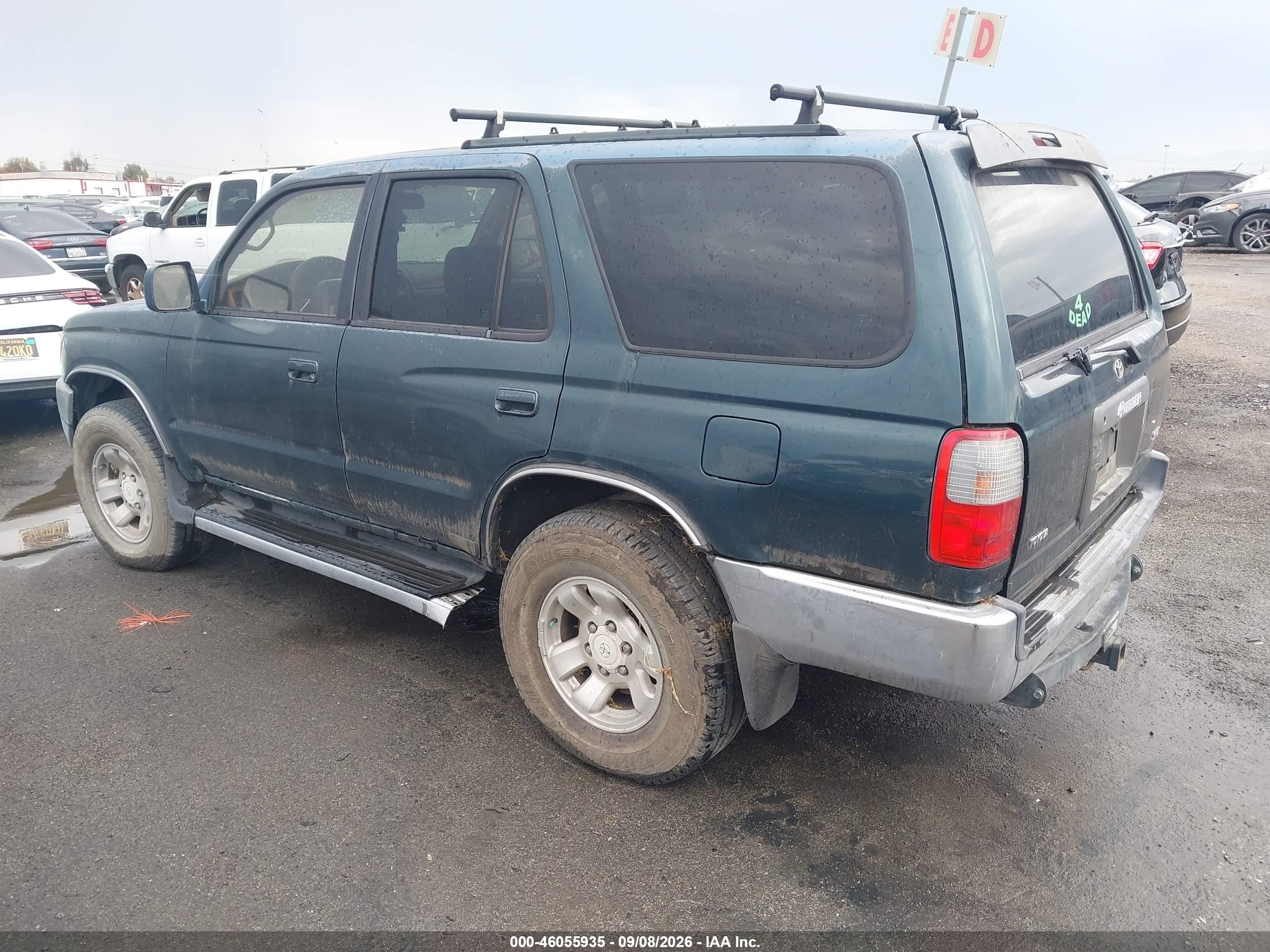 1997 Toyota 4runner Sr5 V6 Green vin: JT3HN86R4V0117973