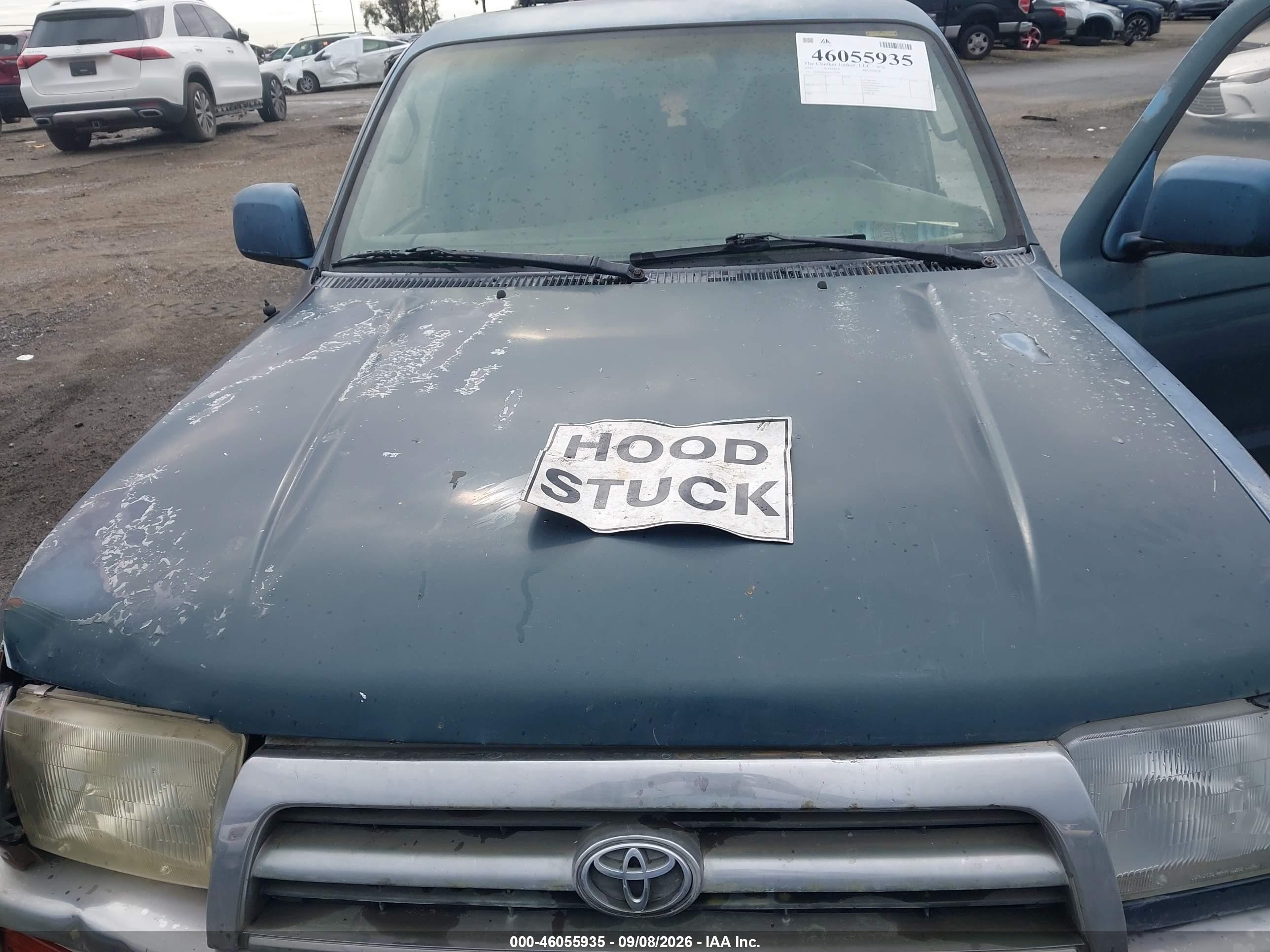 1997 Toyota 4runner Sr5 V6 Green vin: JT3HN86R4V0117973