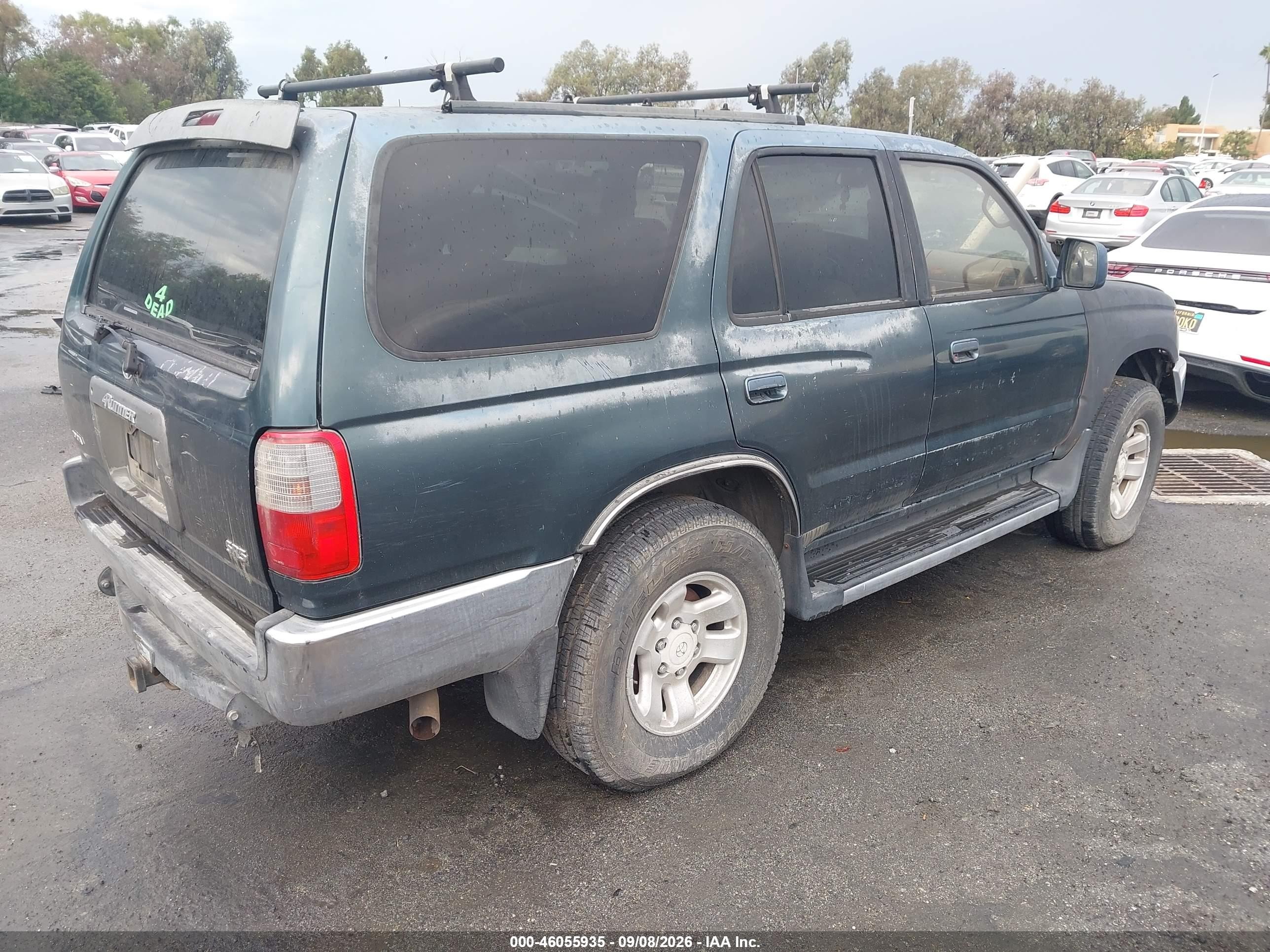 1997 Toyota 4runner Sr5 V6 Green vin: JT3HN86R4V0117973