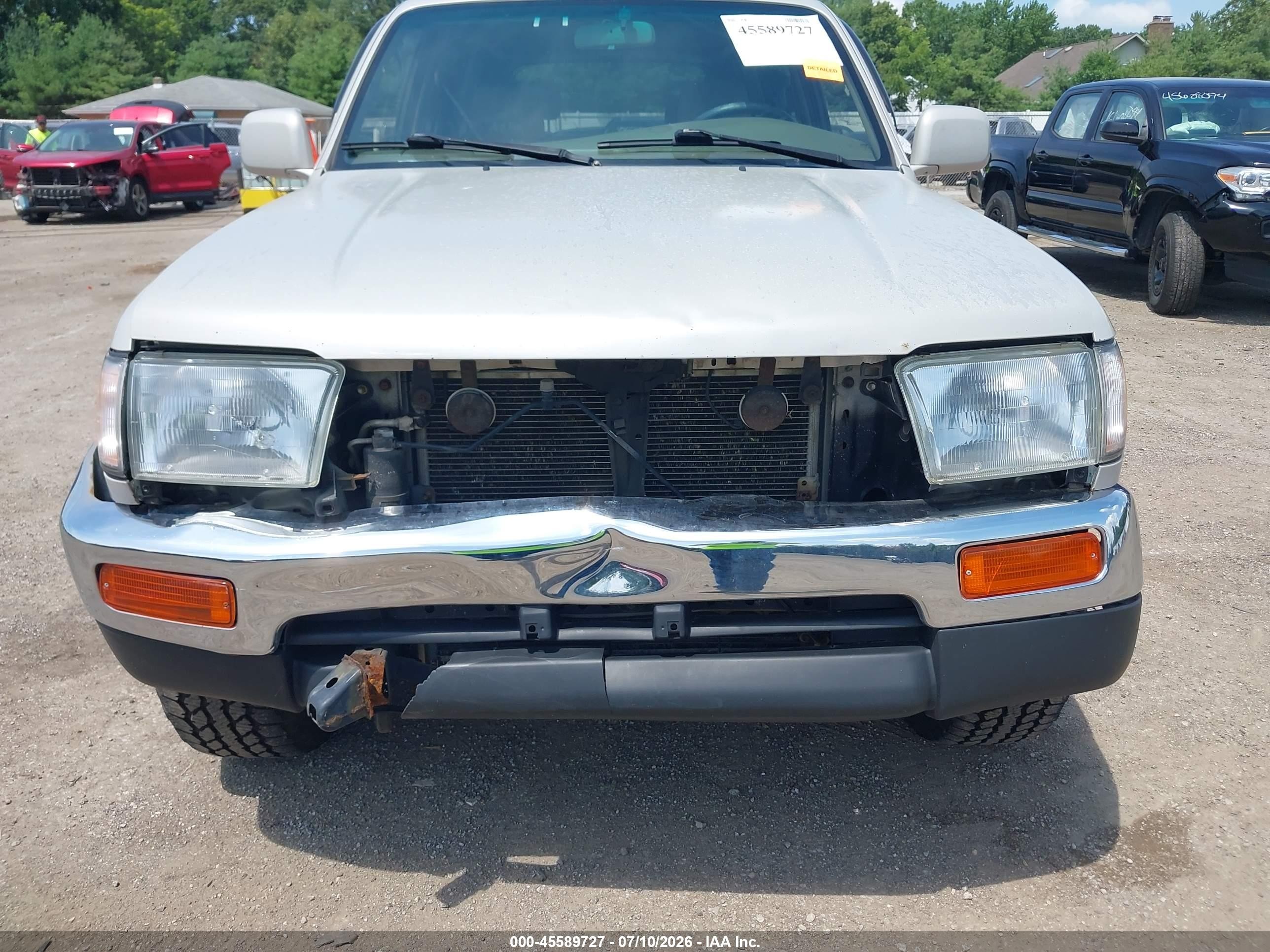 1998 Toyota 4runner Sr5 V6 Silver vin: JT3HN86R4W0166690