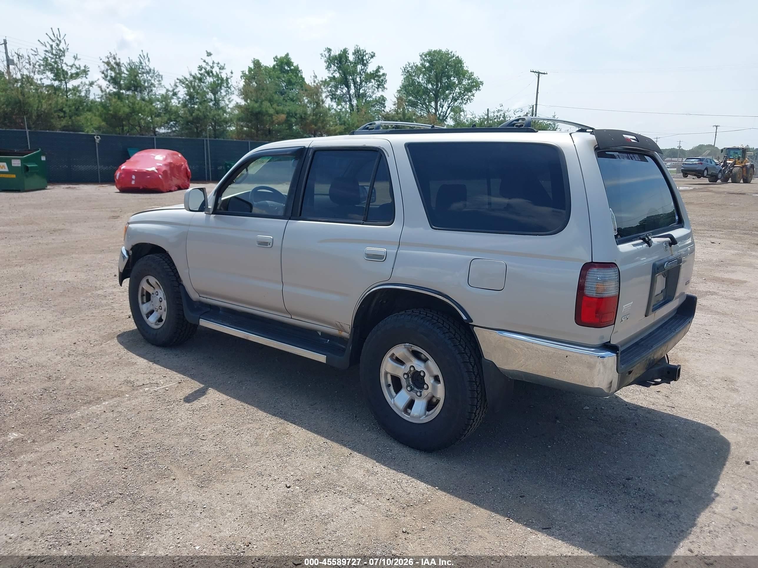1998 Toyota 4runner Sr5 V6 Silver vin: JT3HN86R4W0166690