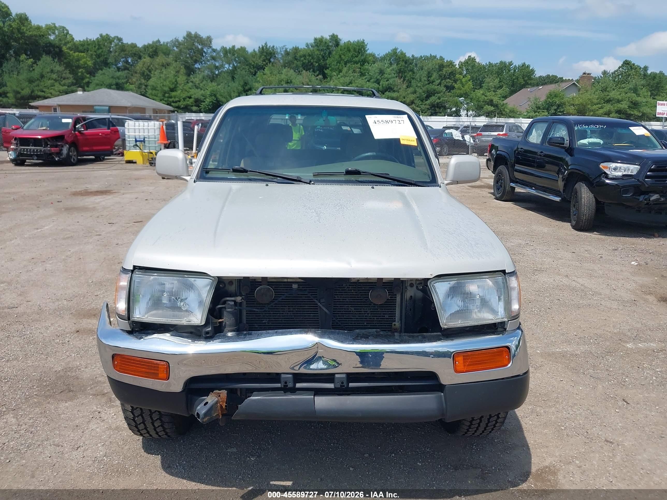 1998 Toyota 4runner Sr5 V6 Silver vin: JT3HN86R4W0166690