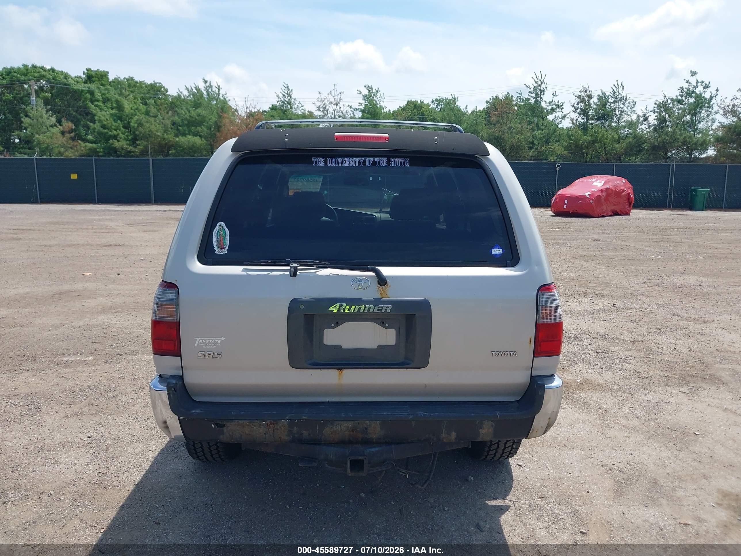 1998 Toyota 4runner Sr5 V6 Silver vin: JT3HN86R4W0166690