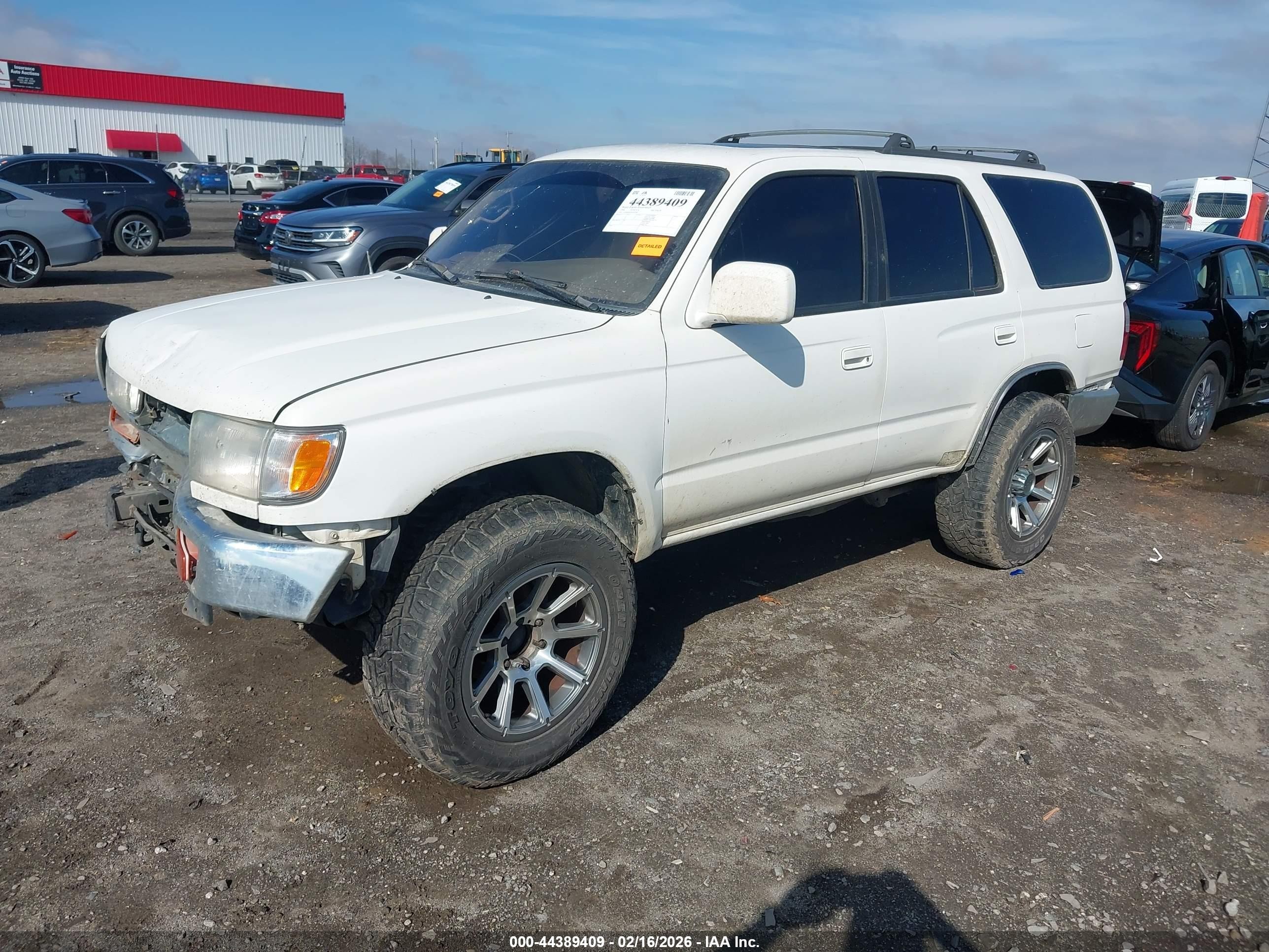 1998 Toyota 4runner Sr5 V6 White vin: JT3HN86R4W0187958