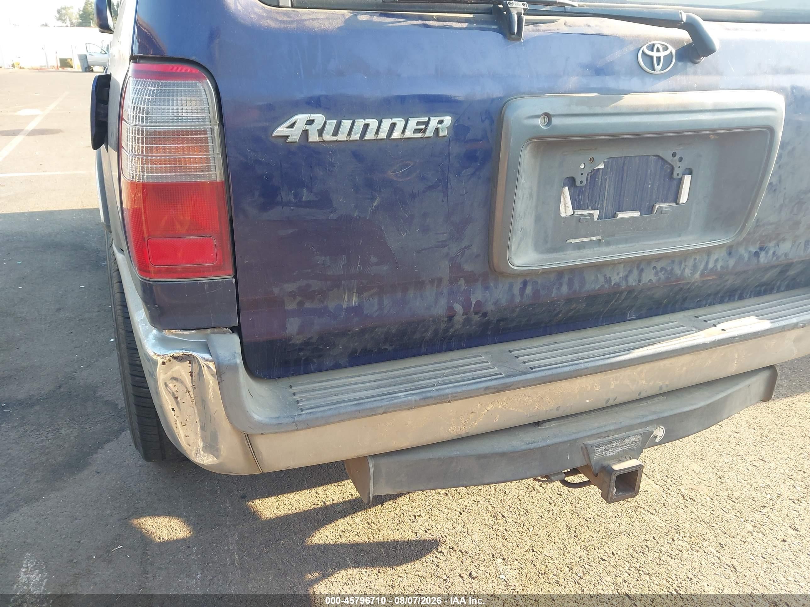 1999 Toyota 4runner Sr5 V6 Blue vin: JT3HN86R4X0224072