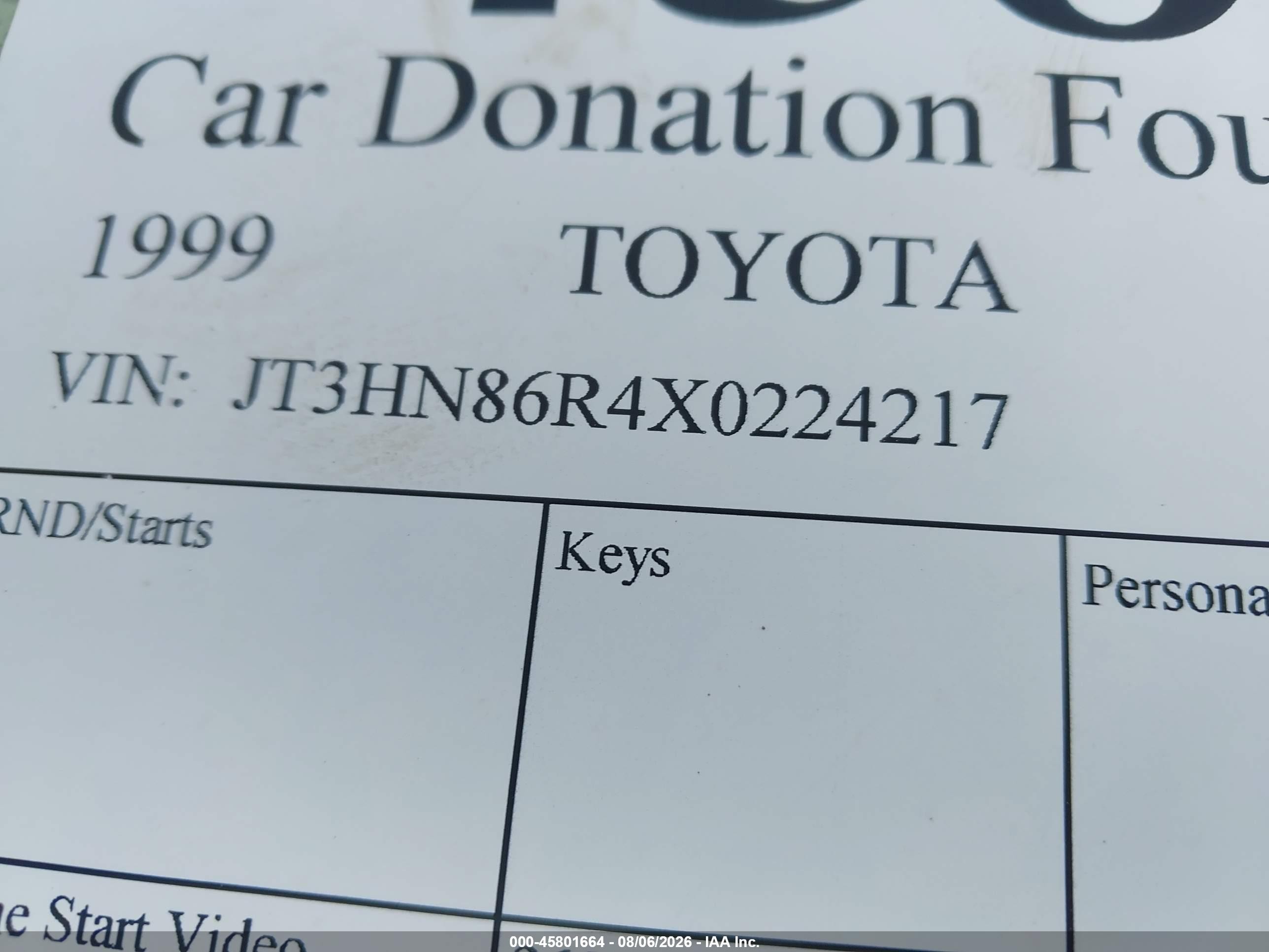 1999 Toyota 4runner Sr5 V6 Silver vin: JT3HN86R4X0224217