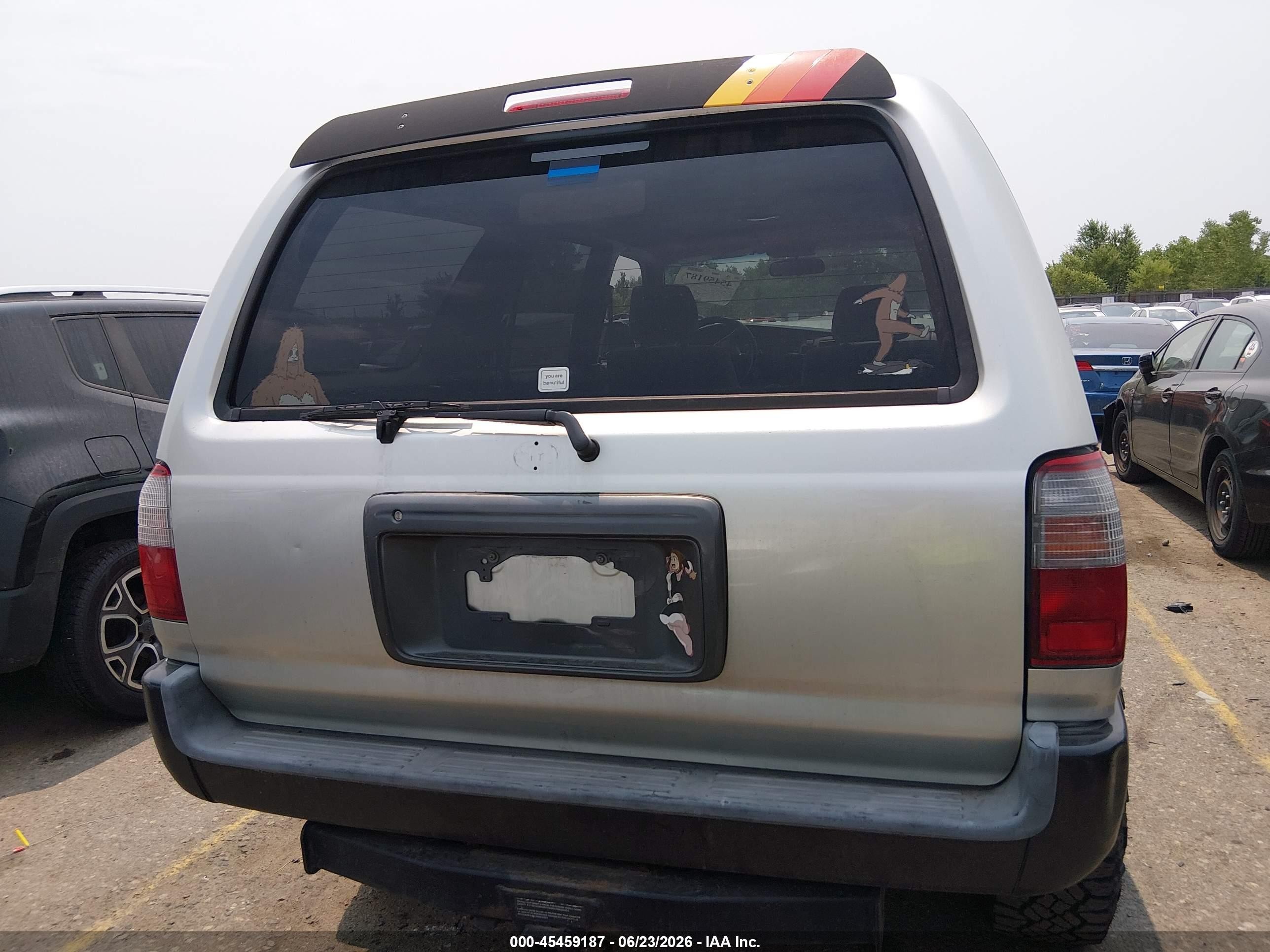 1999 Toyota 4runner Sr5 V6 Silver vin: JT3HN86R4X0247612